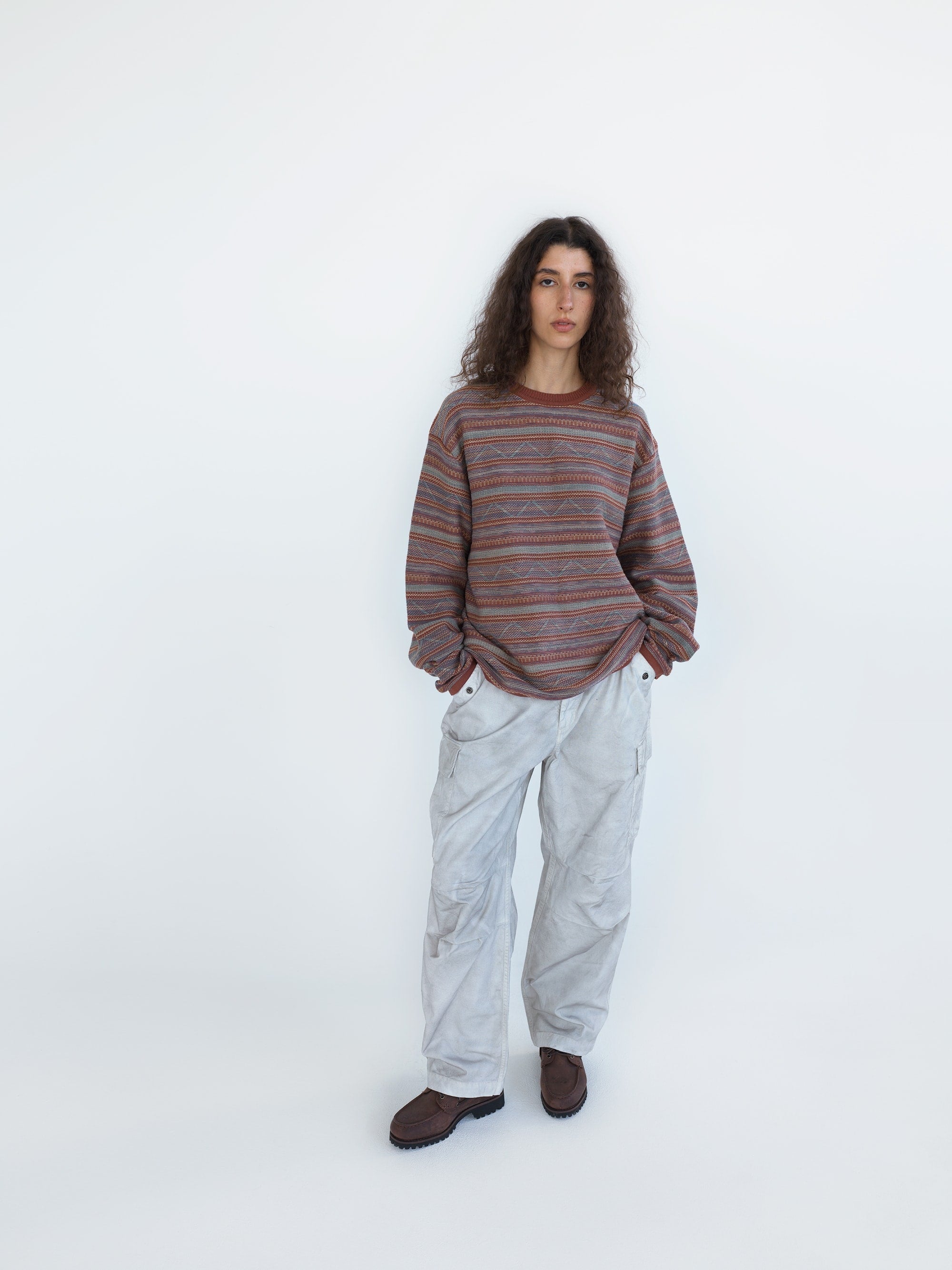 thisisneverthat - Pattern Knit Crew Dark (Magenta) product image 4 | TRAB K-Fashion Australia