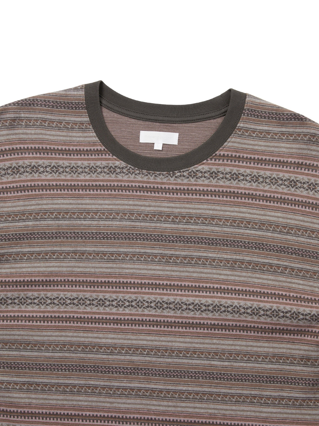 thisisneverthat - Pattern Striped L/S Tee (Brown) product image 2 | TRAB K-Fashion Australia