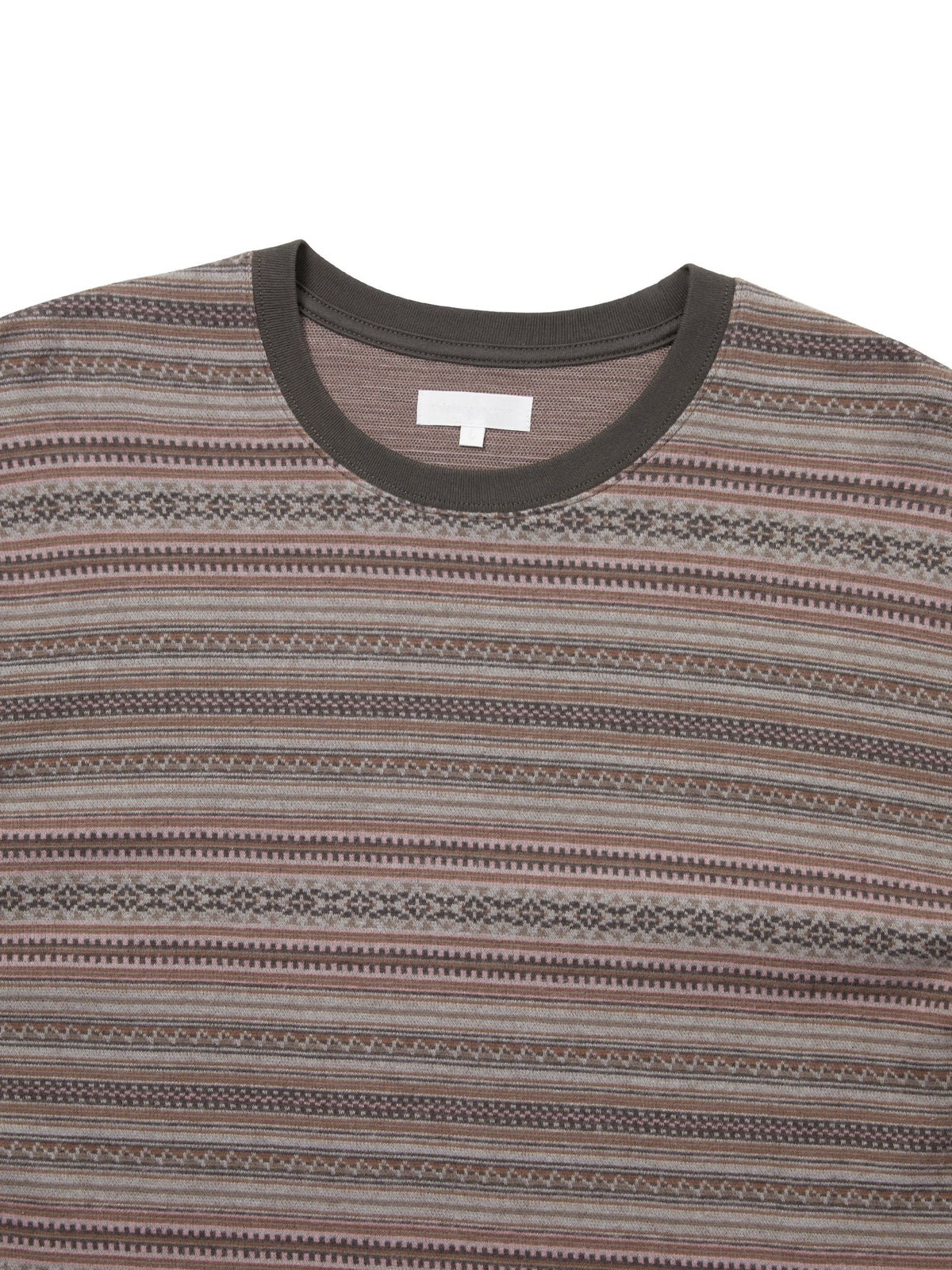 thisisneverthat - Pattern Striped L/S Tee (Brown) product image 2 | TRAB K-Fashion Australia
