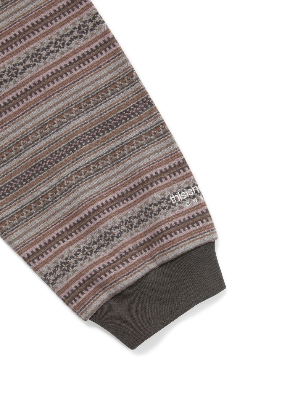 thisisneverthat - Pattern Striped L/S Tee (Brown) product image 3 | TRAB K-Fashion Australia
