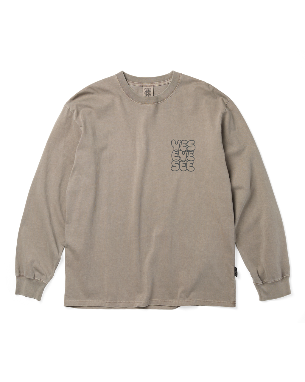 yeseyesee - Pigment C-Logo L/S (Brown) product image 1 | TRAB K-Fashion Australia