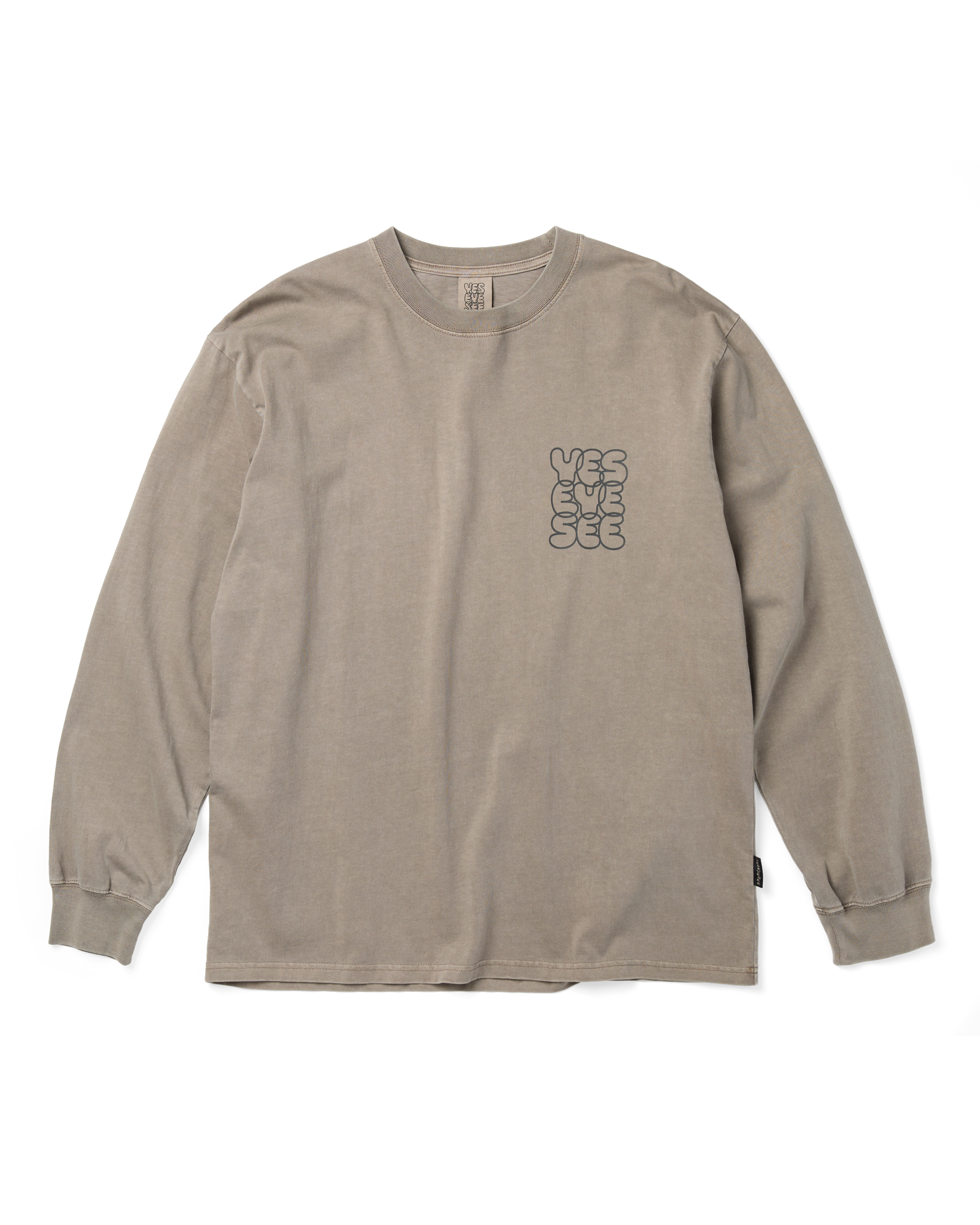 yeseyesee - Pigment C-Logo L/S (Brown) product image 1 | TRAB K-Fashion Australia