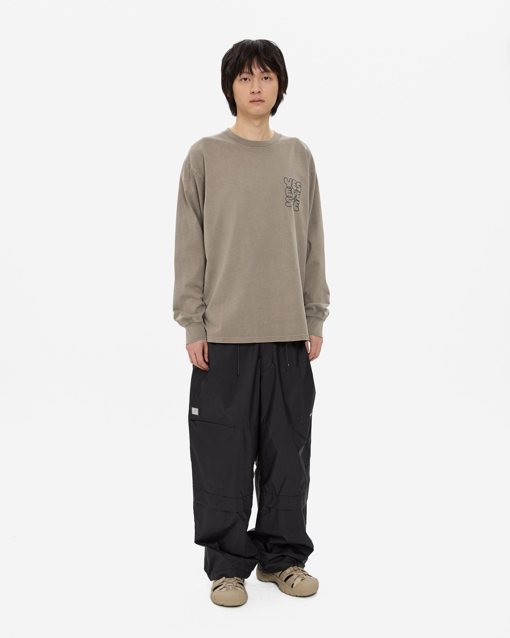 yeseyesee - Pigment C-Logo L/S (Brown) product image 9 | TRAB K-Fashion Australia