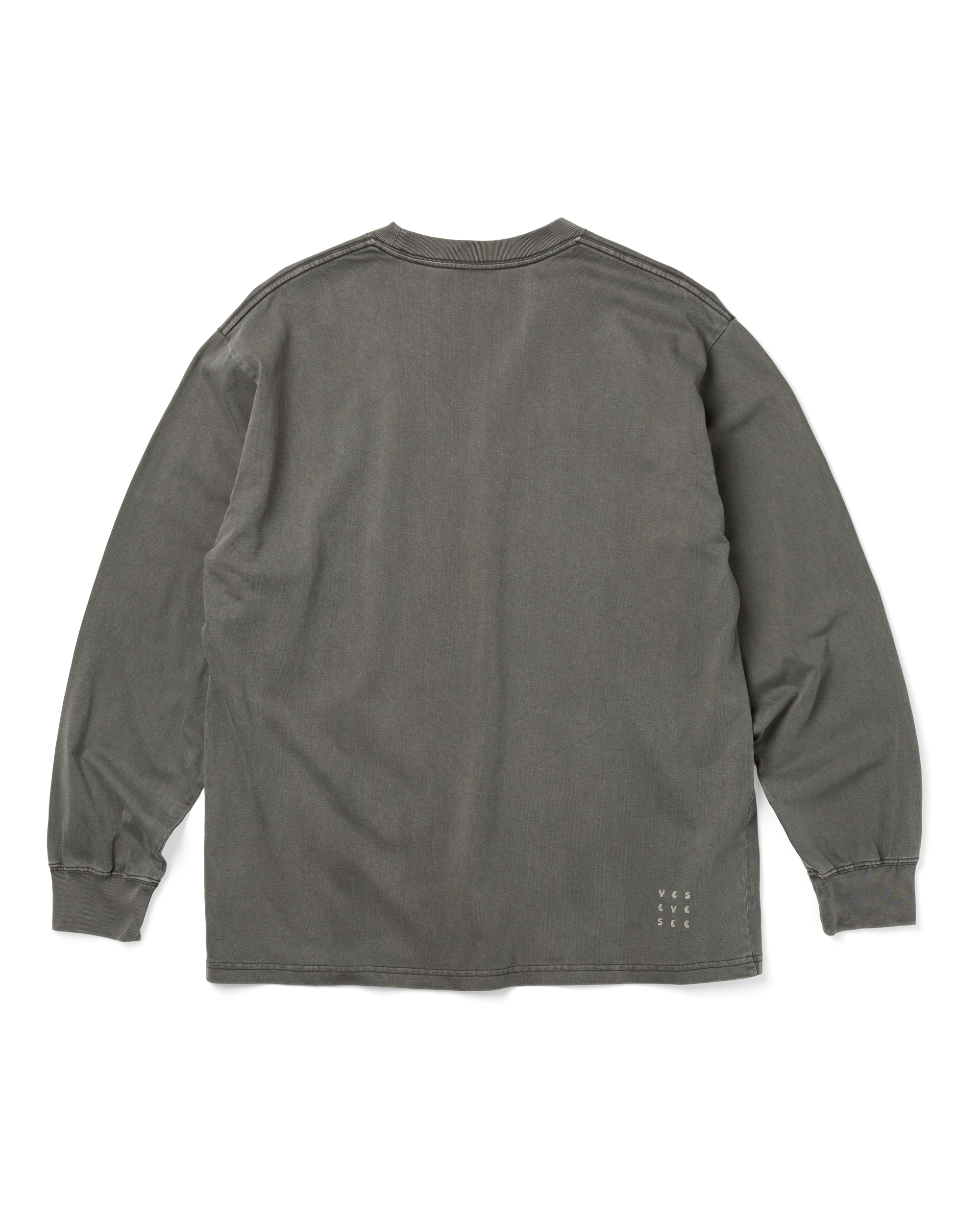 yeseyesee - Pigment C-Logo L/S (Charcoal) product image 2 | TRAB K-Fashion Australia