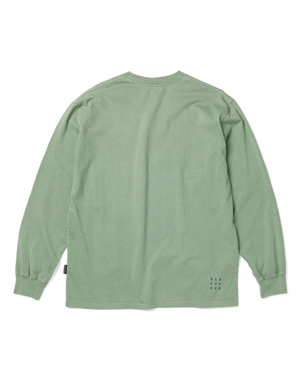 yeseyesee - Pigment C-Logo L/S (Green) product image 2 | TRAB K-Fashion Australia