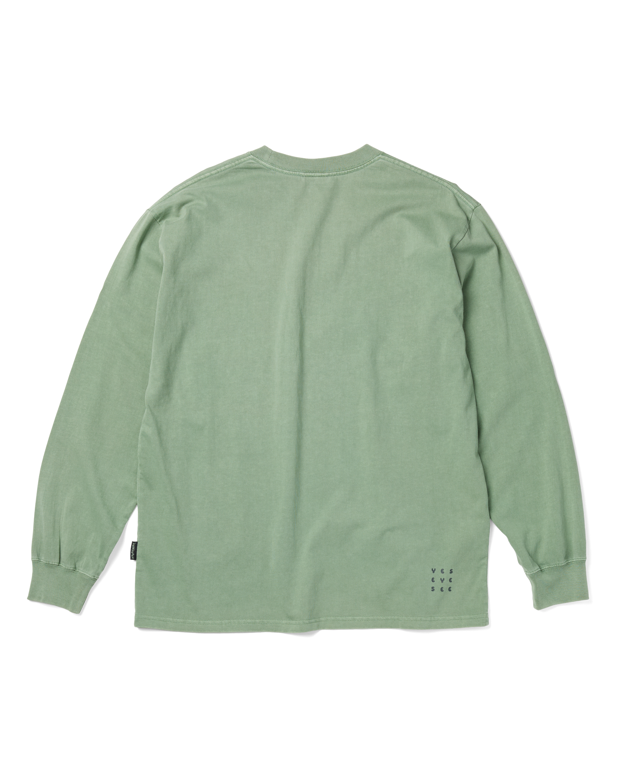 yeseyesee - Pigment C-Logo L/S (Green) product image 2 | TRAB K-Fashion Australia