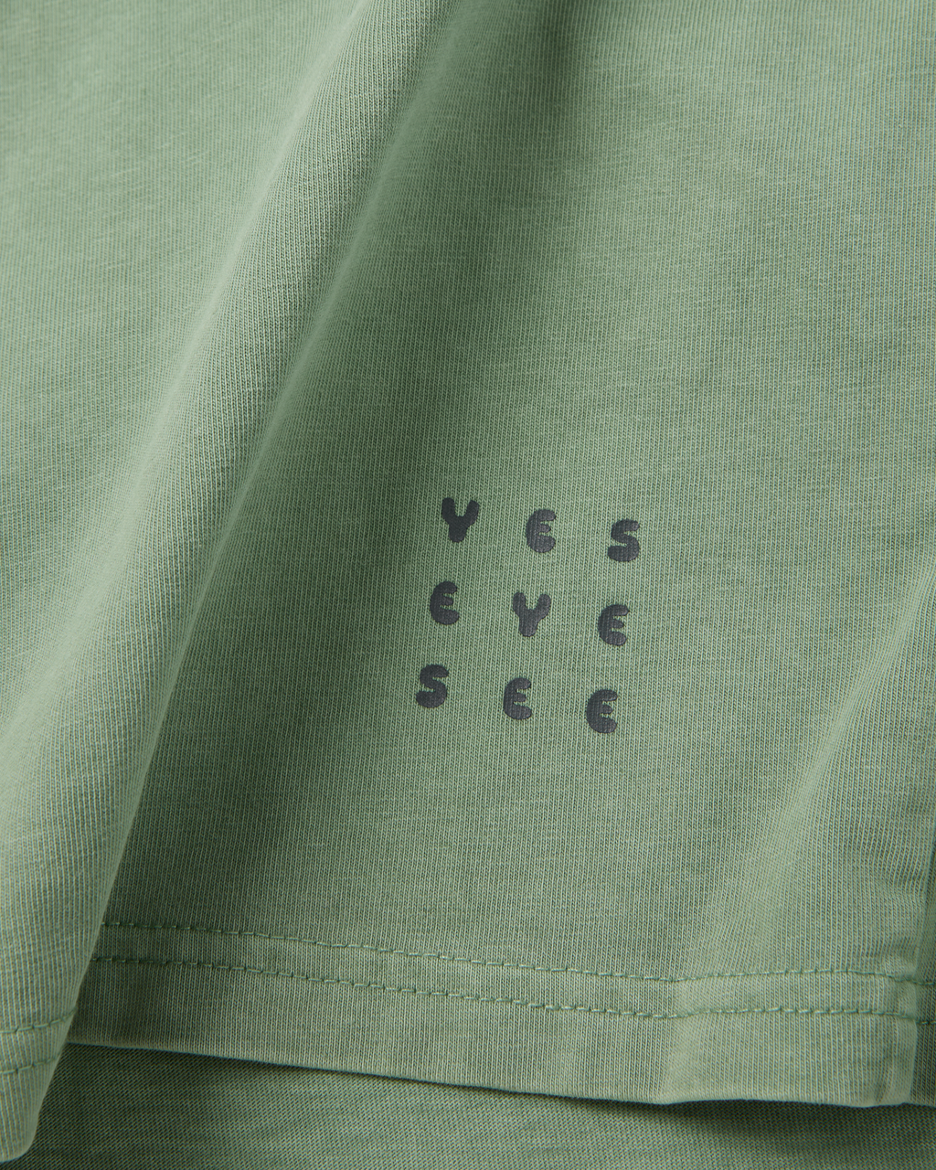 yeseyesee - Pigment C-Logo L/S (Green) product image 6 | TRAB K-Fashion Australia
