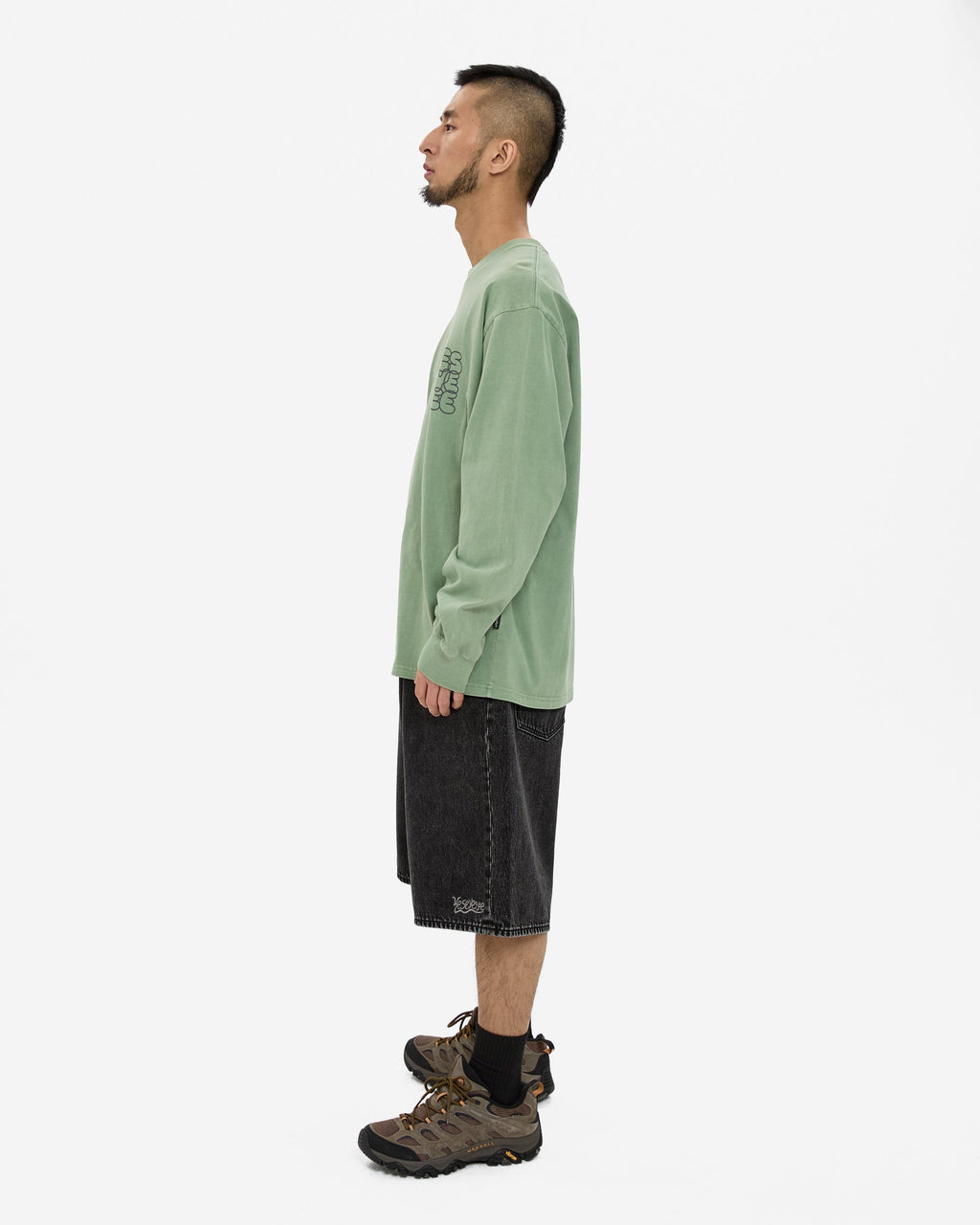 yeseyesee - Pigment C-Logo L/S (Green) product image 8 | TRAB K-Fashion Australia