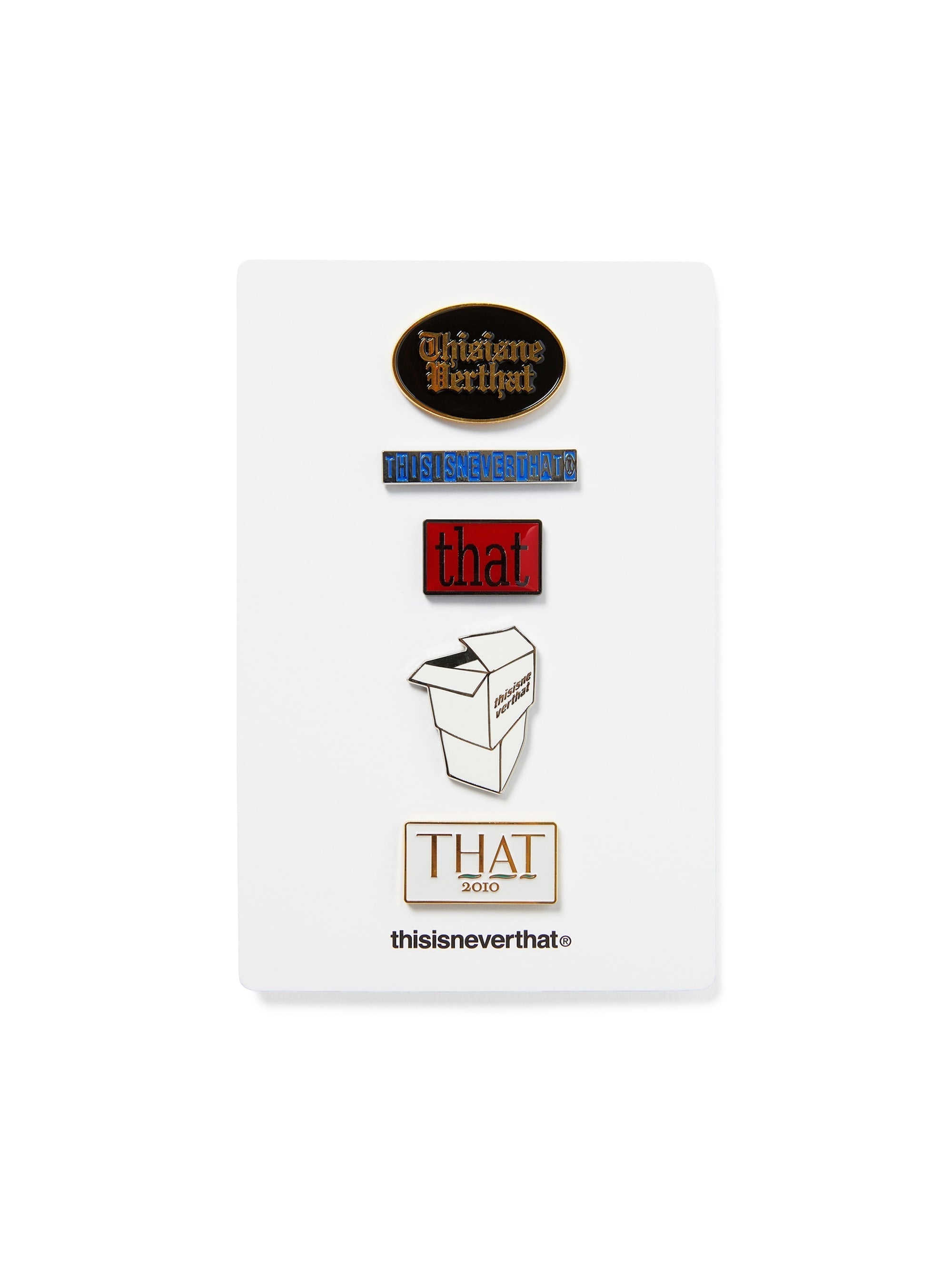 thisisneverthat - Pin Set (Multi) product image 1 | TRAB K-Fashion Australia