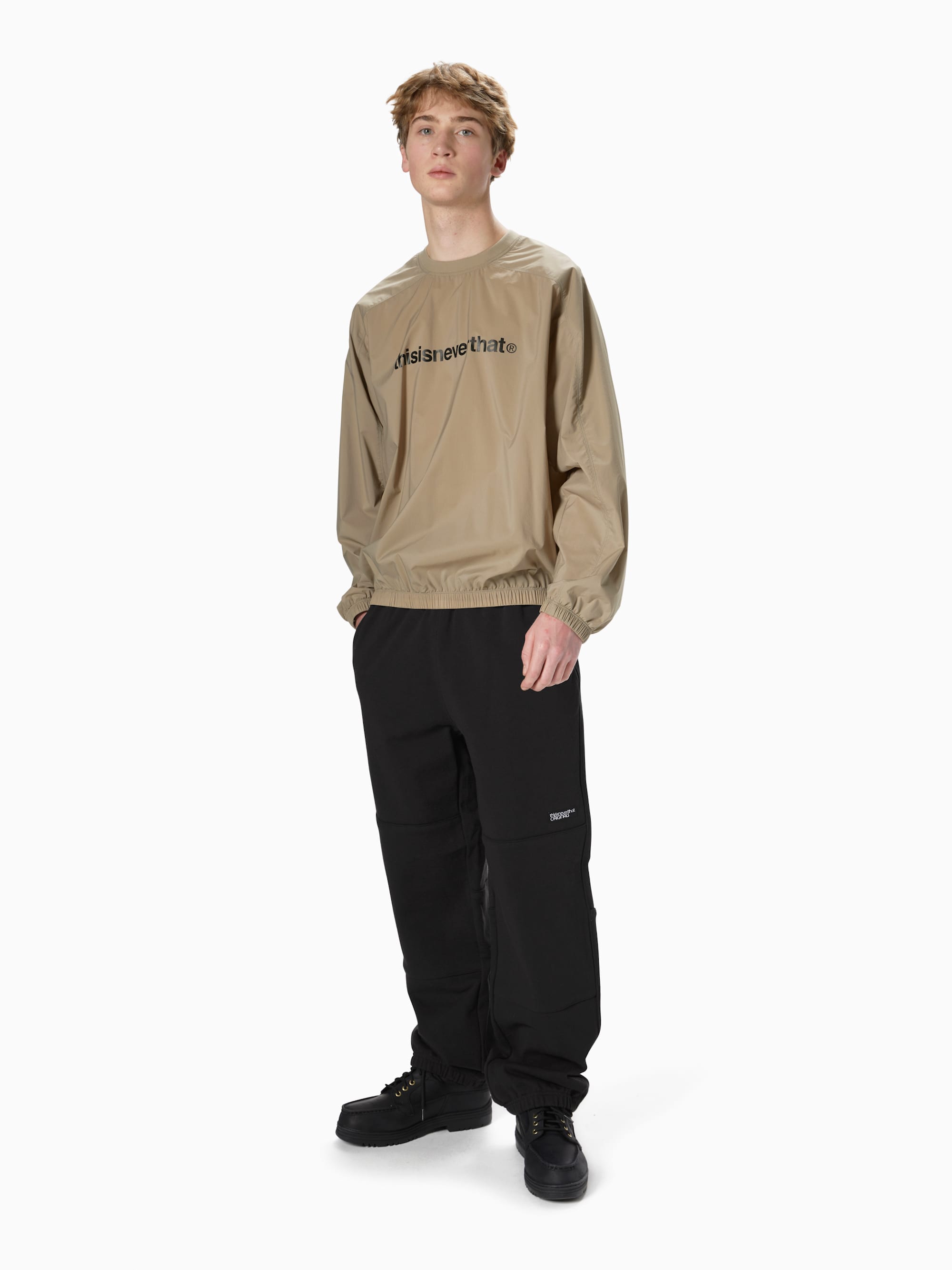 thisisneverthat - Piping Sweatpant Lime (black) product image 5 | TRAB K-Fashion Australia