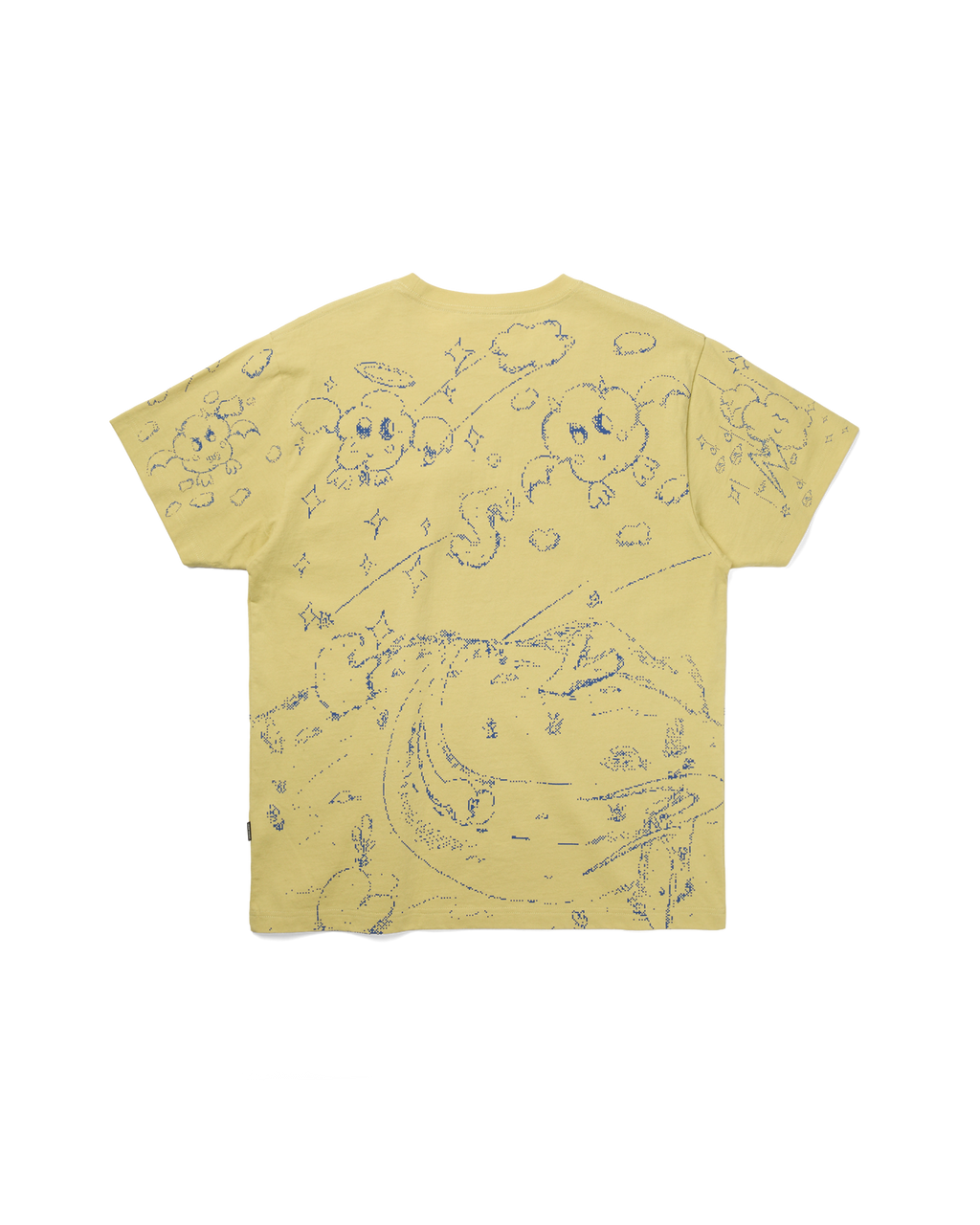 yeseyesee - Pixel World Tee (Light Mustard) product image 2 | TRAB K-Fashion Australia
