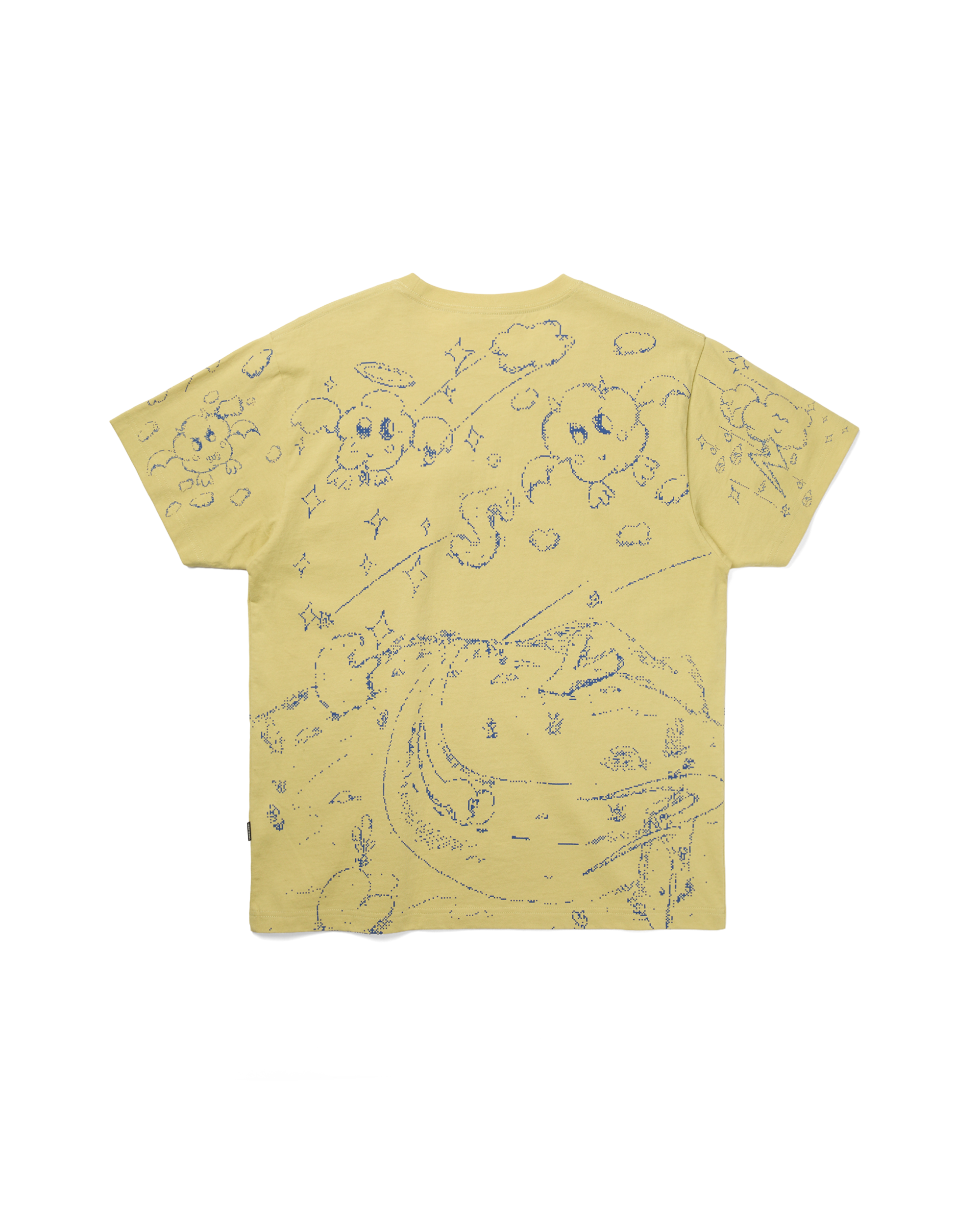 yeseyesee - Pixel World Tee (Light Mustard) product image 2 | TRAB K-Fashion Australia