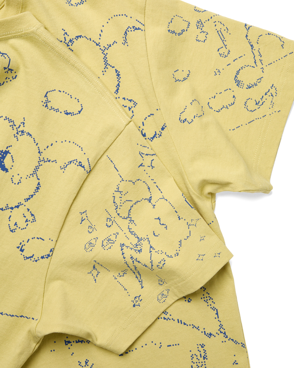 yeseyesee - Pixel World Tee (Light Mustard) product image 7 | TRAB K-Fashion Australia