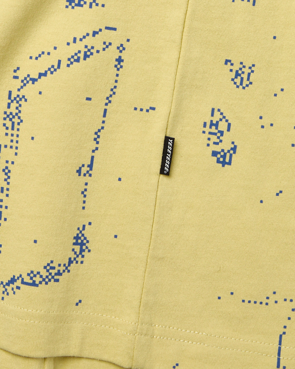yeseyesee - Pixel World Tee (Light Mustard) product image 8 | TRAB K-Fashion Australia