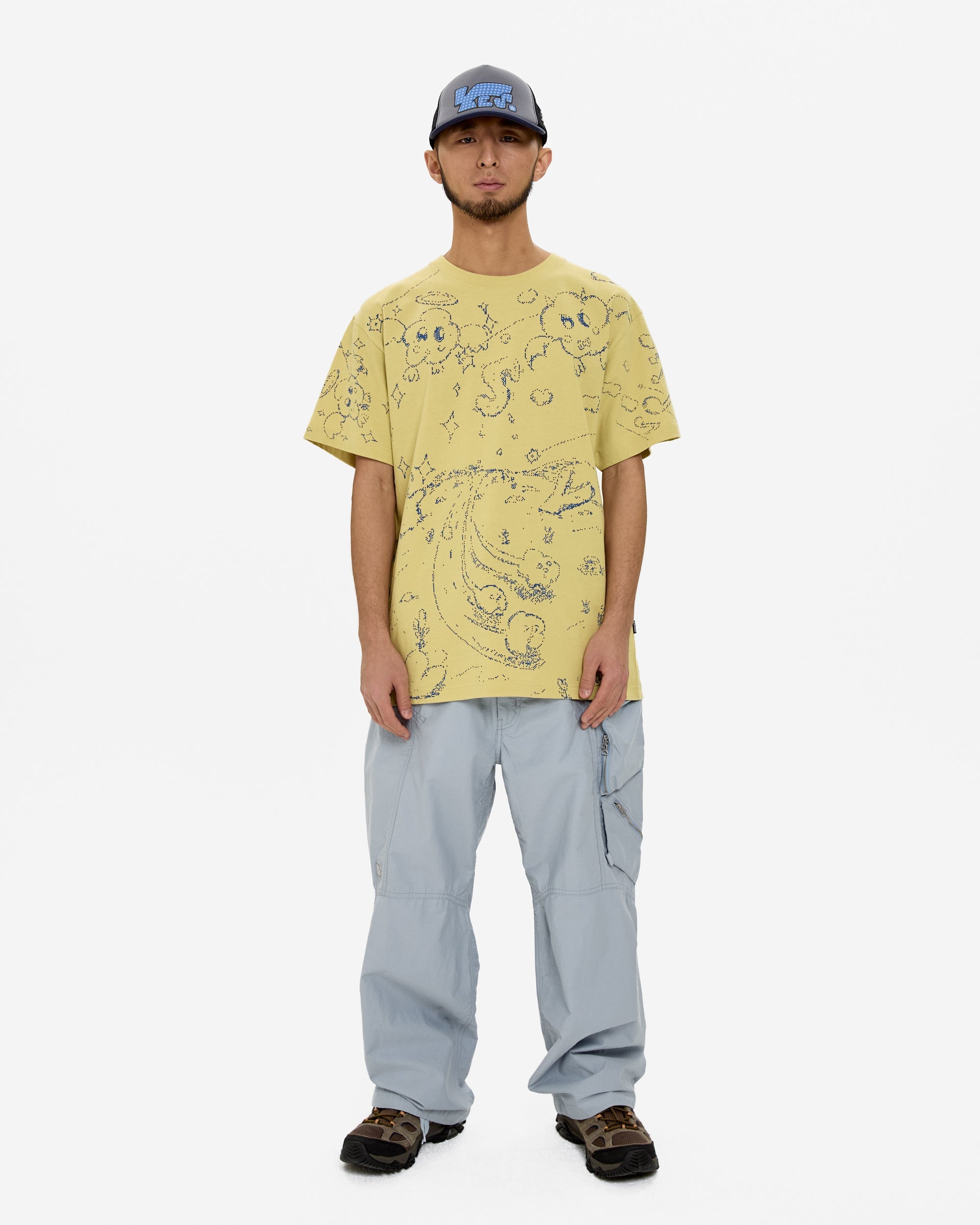 yeseyesee - Pixel World Tee (Light Mustard) product image 9 | TRAB K-Fashion Australia