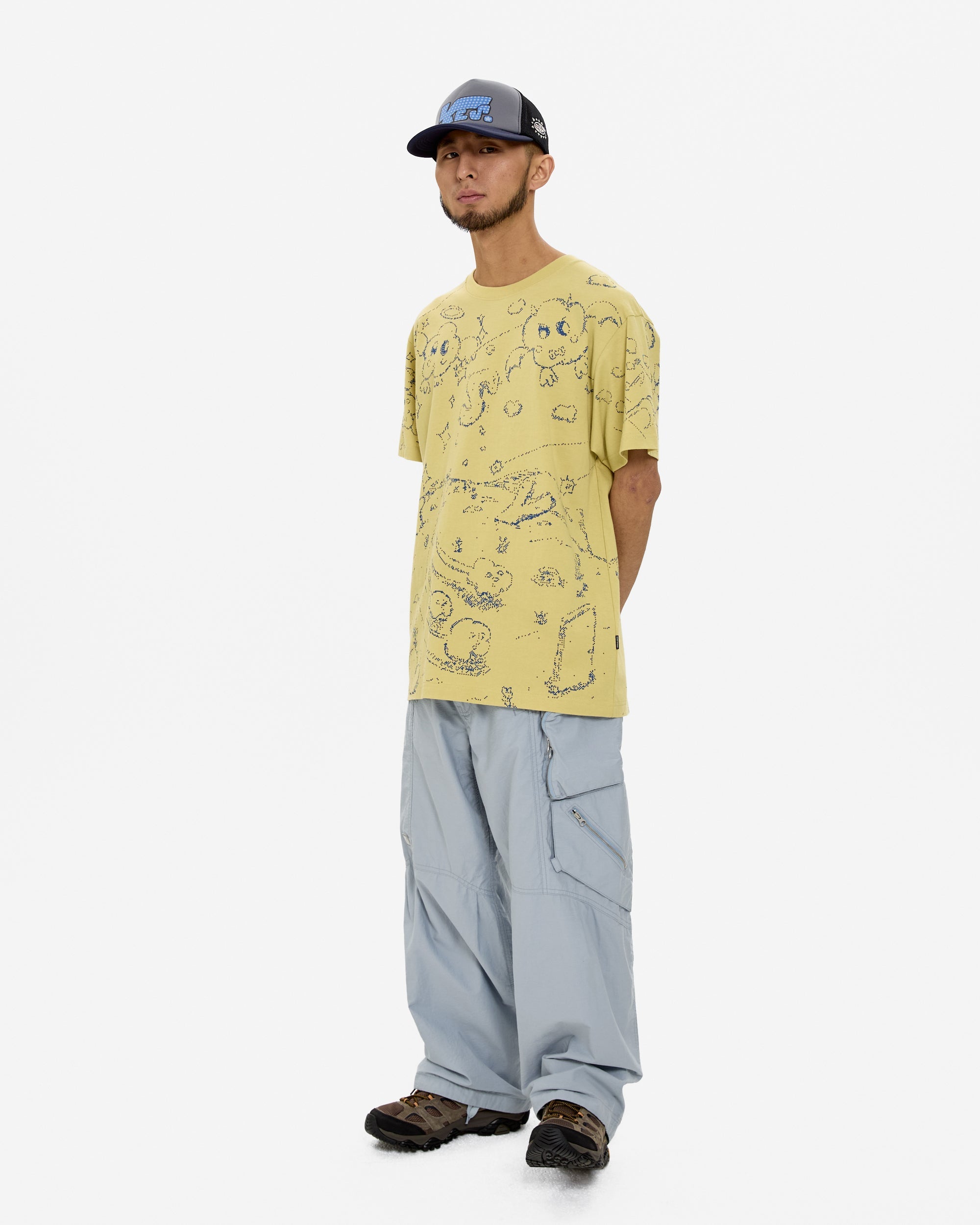 yeseyesee - Pixel World Tee (Light Mustard) product image 10 | TRAB K-Fashion Australia