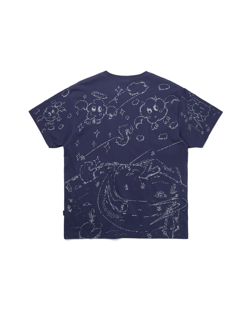 yeseyesee - Pixel World Tee (Light Navy) product image 2 | TRAB K-Fashion Australia