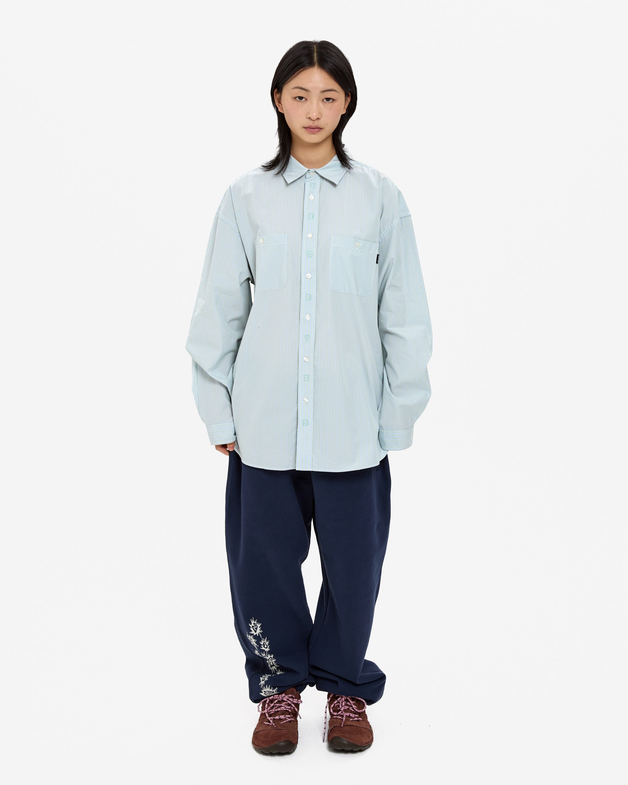 yeseyesee - Plop Stripe Shirt (Mint) product image 10 | TRAB K-Fashion Australia