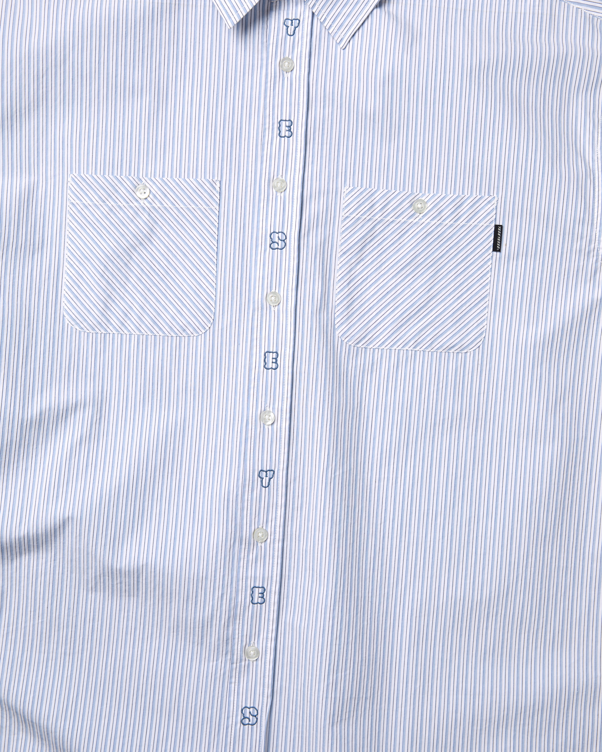 yeseyesee - Plop Stripe Shirt (White) product image 5 | TRAB K-Fashion Australia