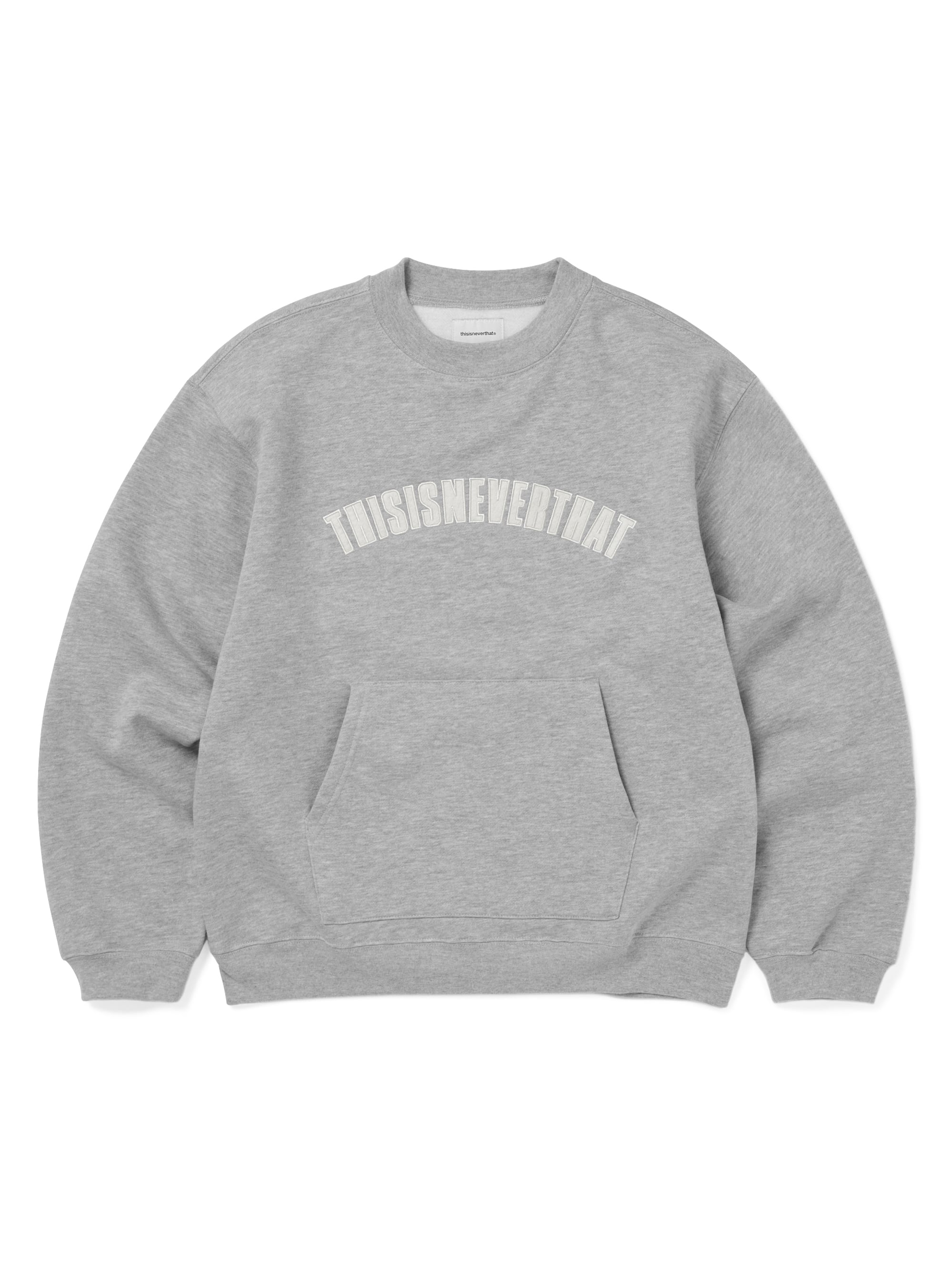 thisisneverthat - Pocket Crewneck Heather (Grey) product image 1 | TRAB K-Fashion Australia