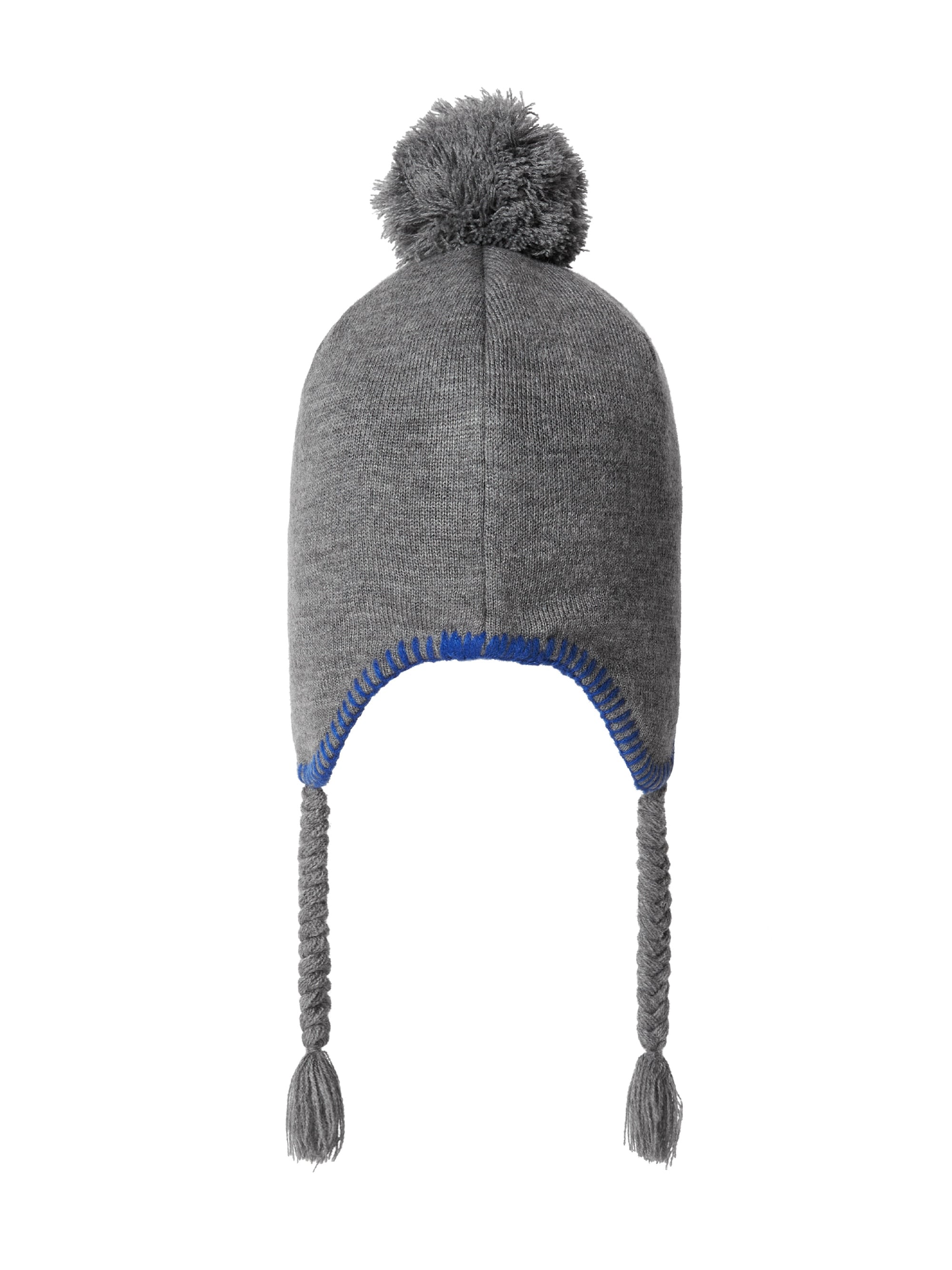 thisisneverthat - Pom Earflap Beanie (grey) product image 3 | TRAB K-Fashion Australia