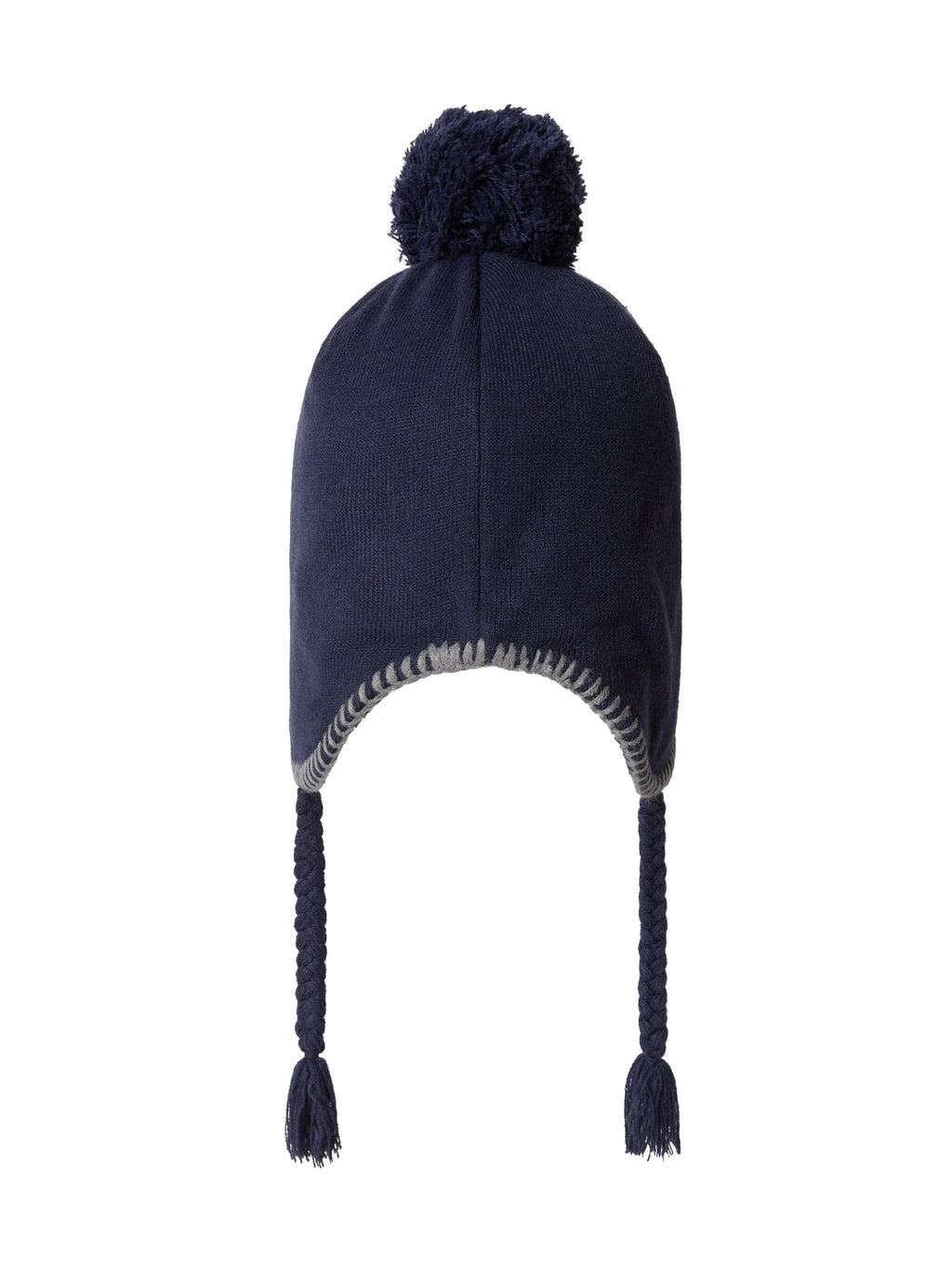 thisisneverthat - Pom Earflap Beanie (navy) product image 3 | TRAB K-Fashion Australia