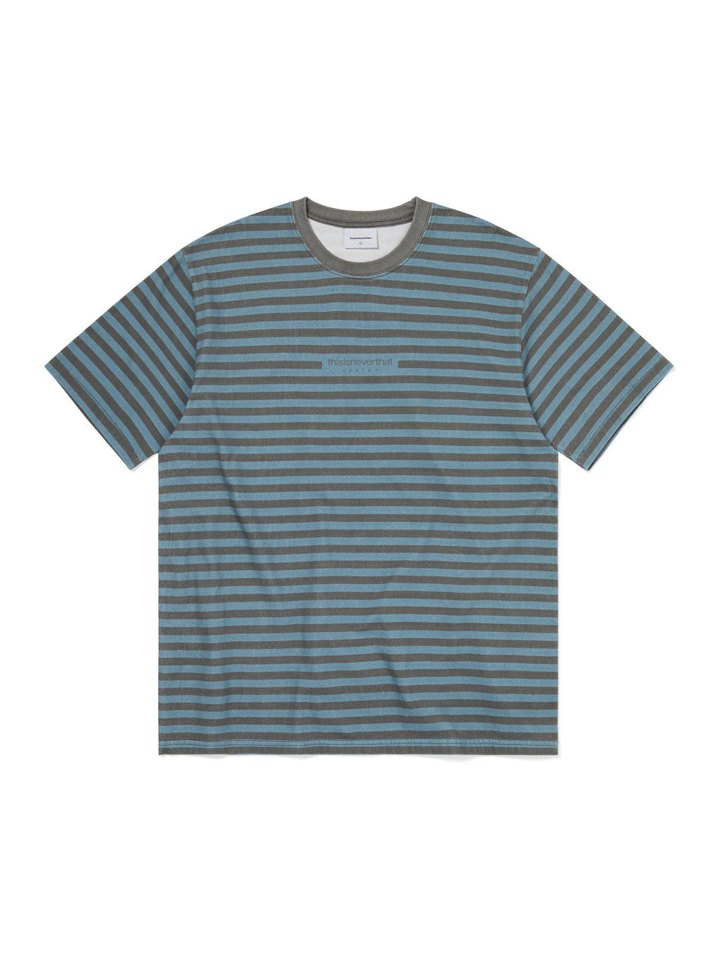 thisisneverthat - Printed Striped Tee (Green) product image 1 | TRAB K-Fashion Australia