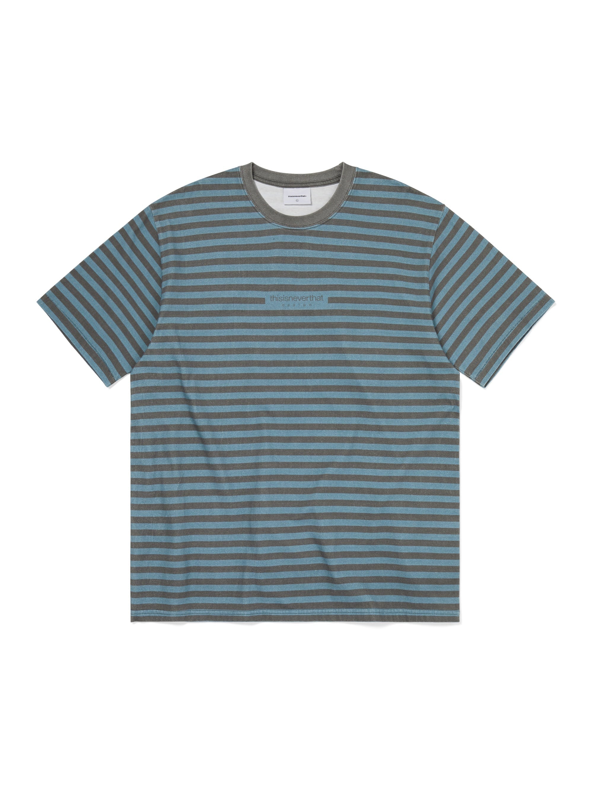thisisneverthat - Printed Striped Tee (Green) product image 1 | TRAB K-Fashion Australia