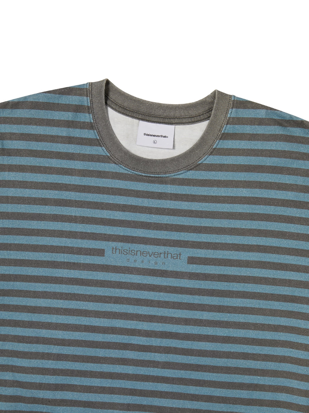 thisisneverthat - Printed Striped Tee (Green) product image 2 | TRAB K-Fashion Australia
