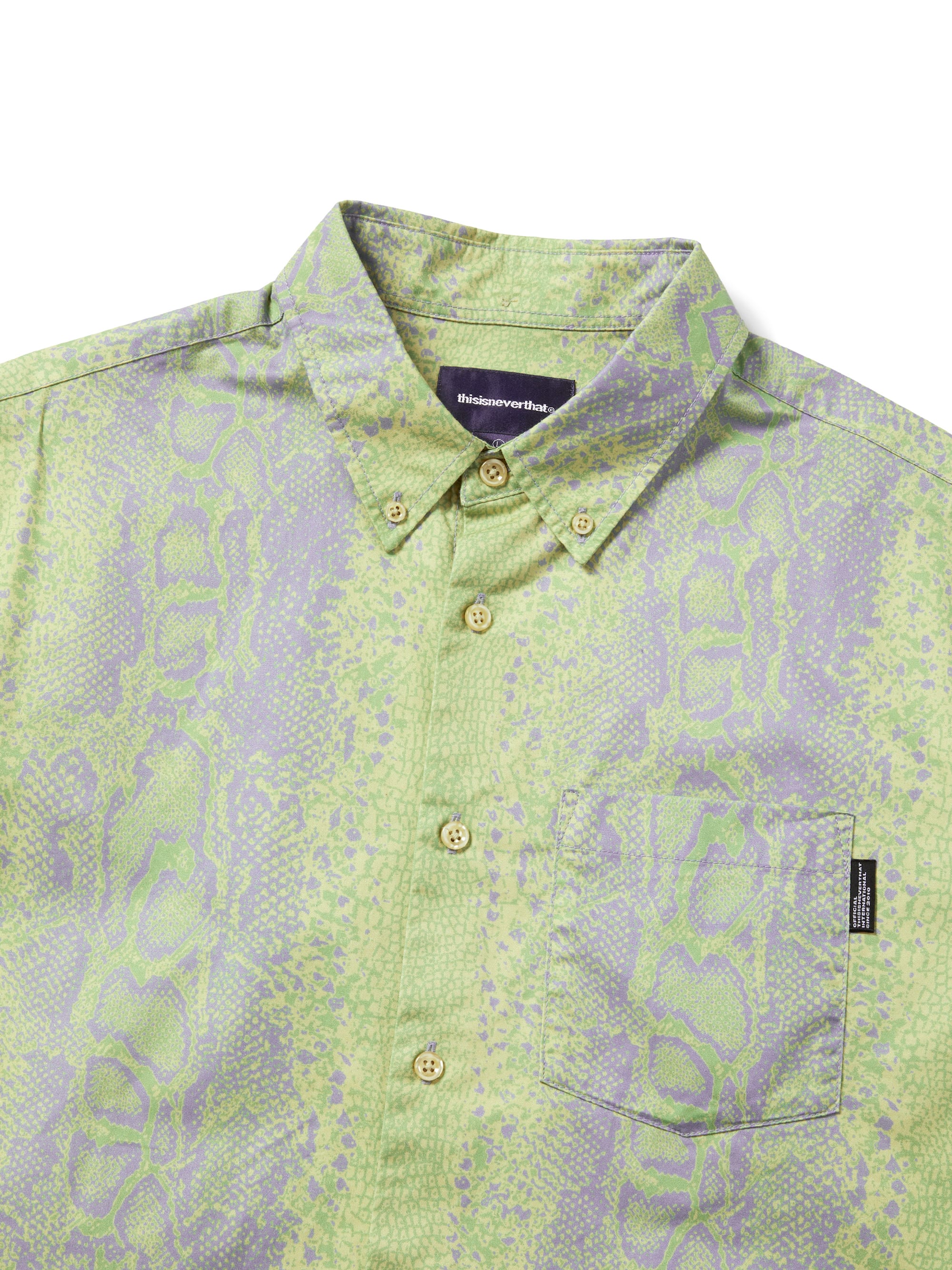 thisisneverthat - Python S/S Shirt Light (Green) product image 2 | TRAB K-Fashion Australia