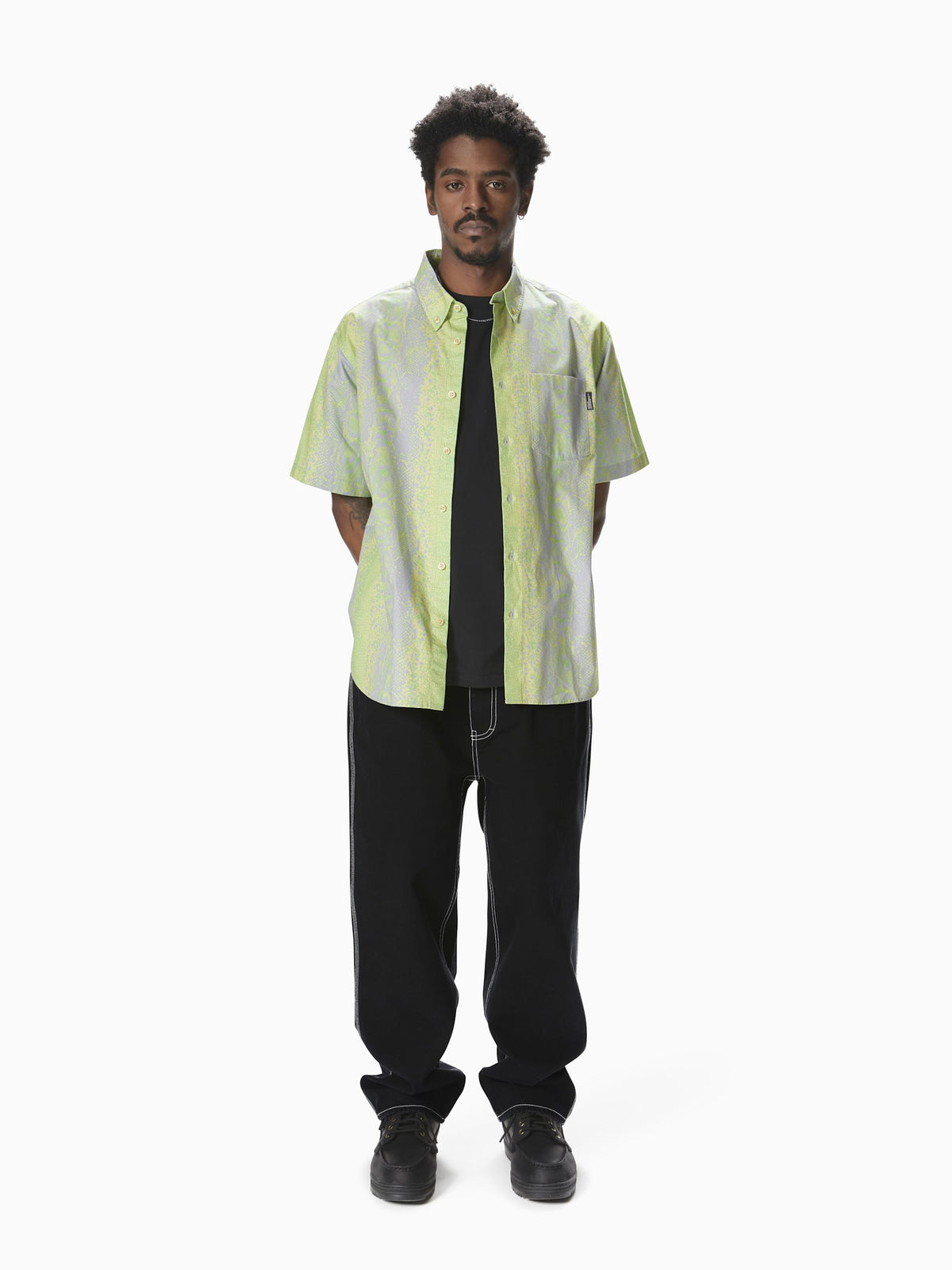 thisisneverthat - Python S/S Shirt (Light Green) product image 5 | TRAB K-Fashion Australia