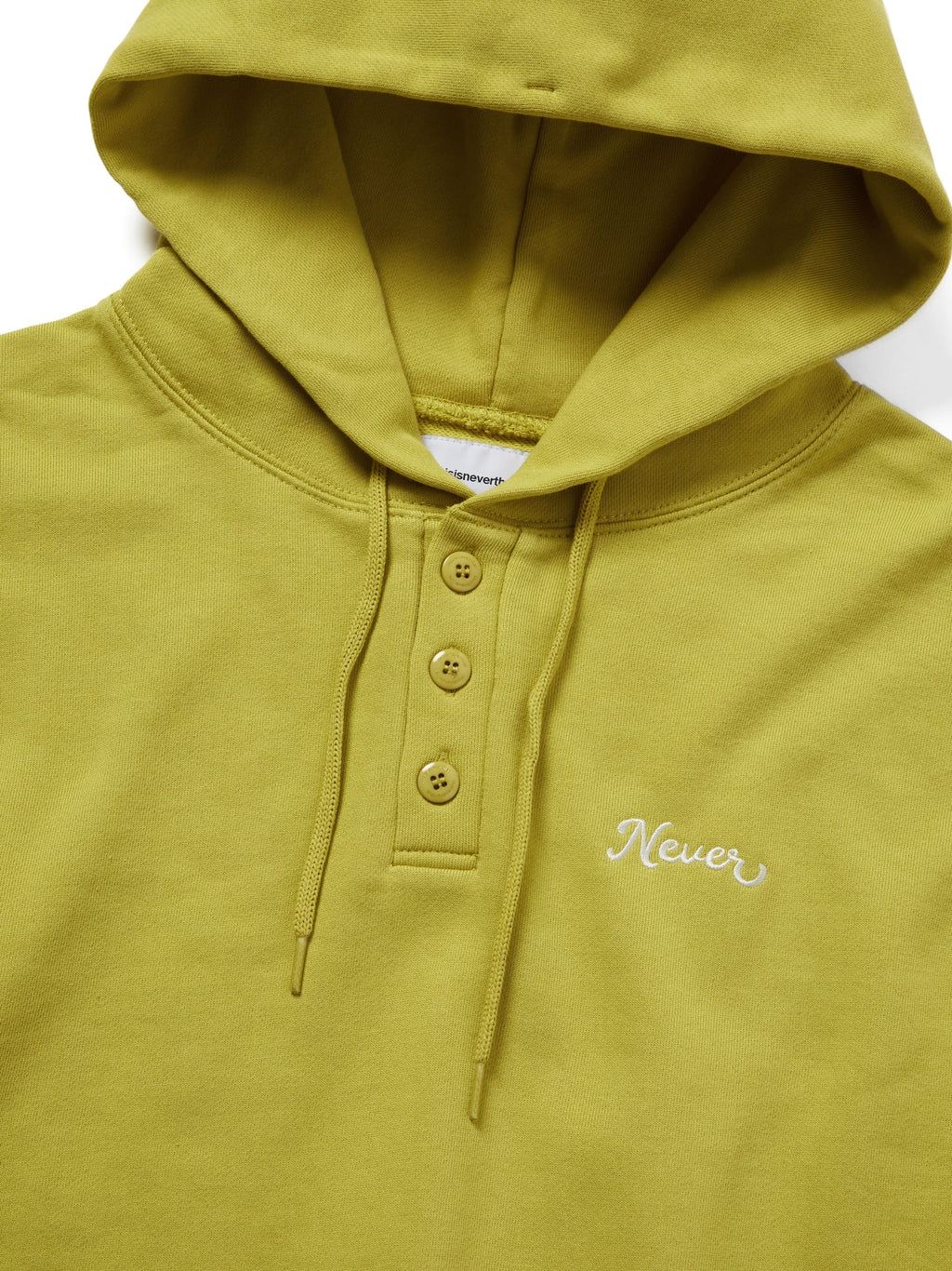 thisisneverthat - Quarter Button Hoodie (Green) product image 2 | TRAB K-Fashion Australia