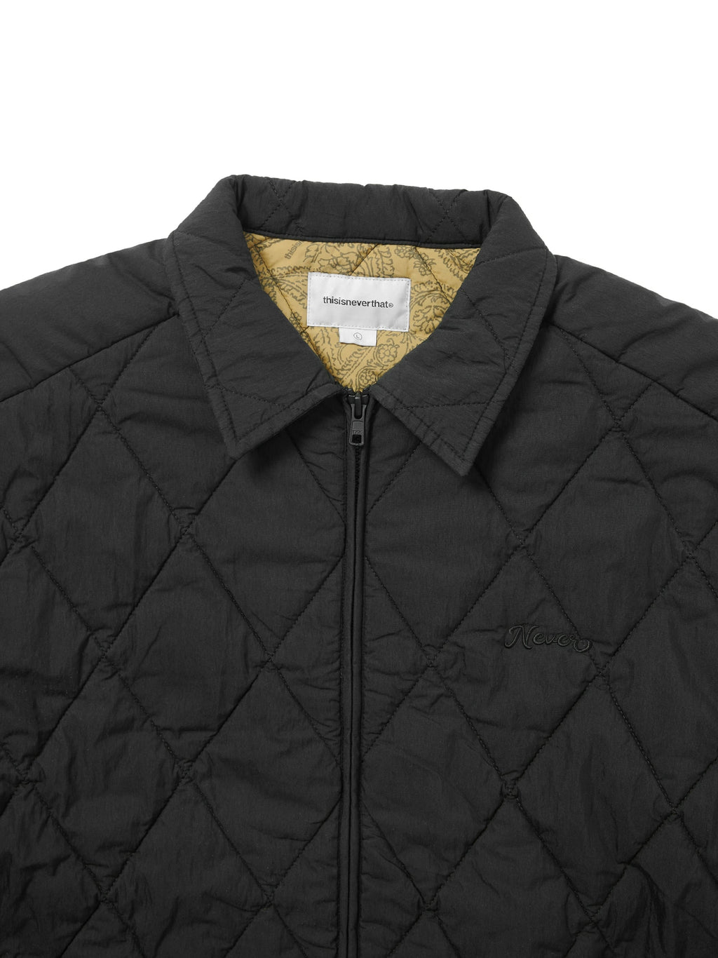 thisisneverthat - Quilted Jacket (Black) product image 2 | TRAB K-Fashion Australia