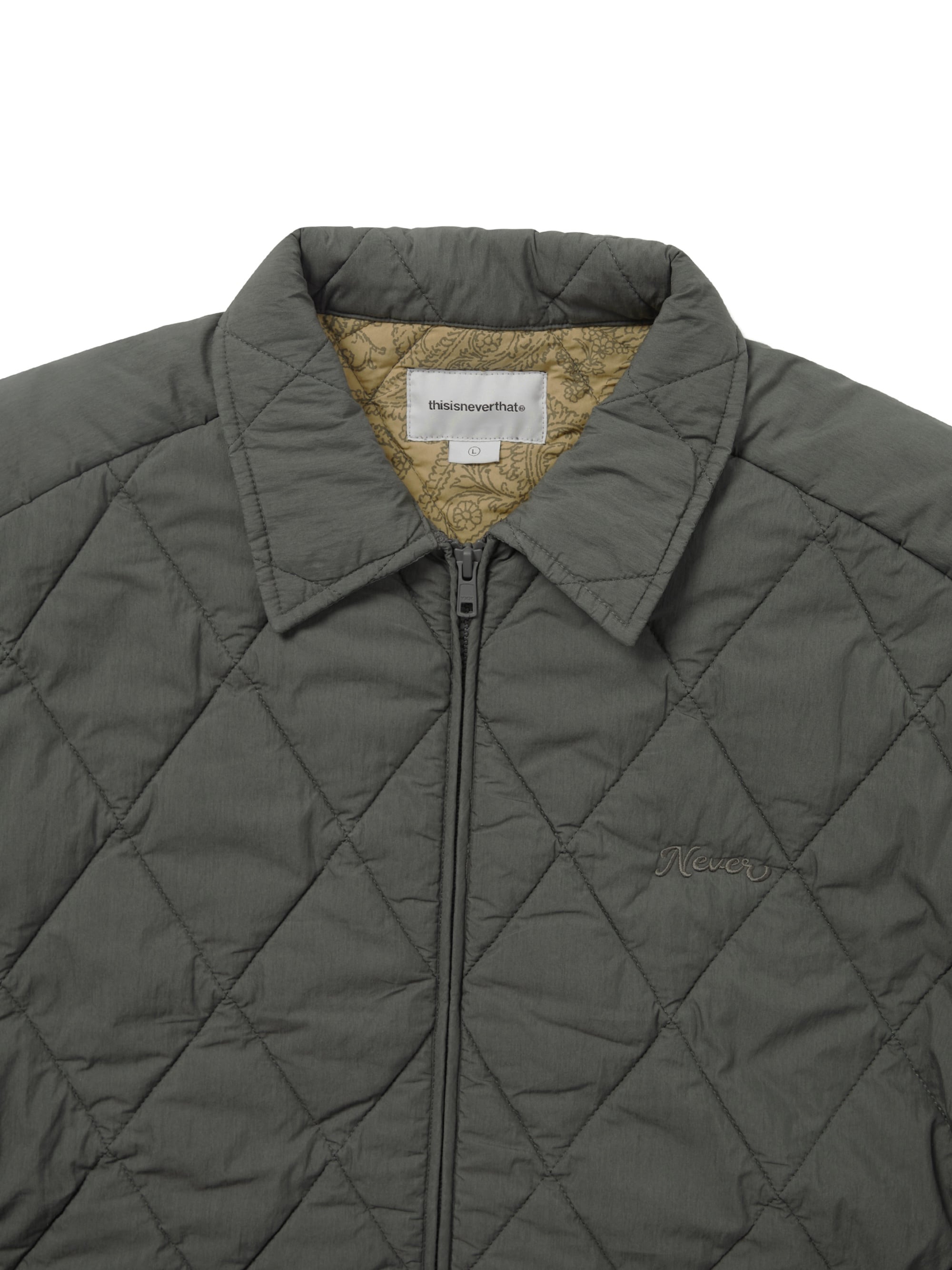 thisisneverthat - Quilted Jacket (Charcoal) product image 2 | TRAB K-Fashion Australia