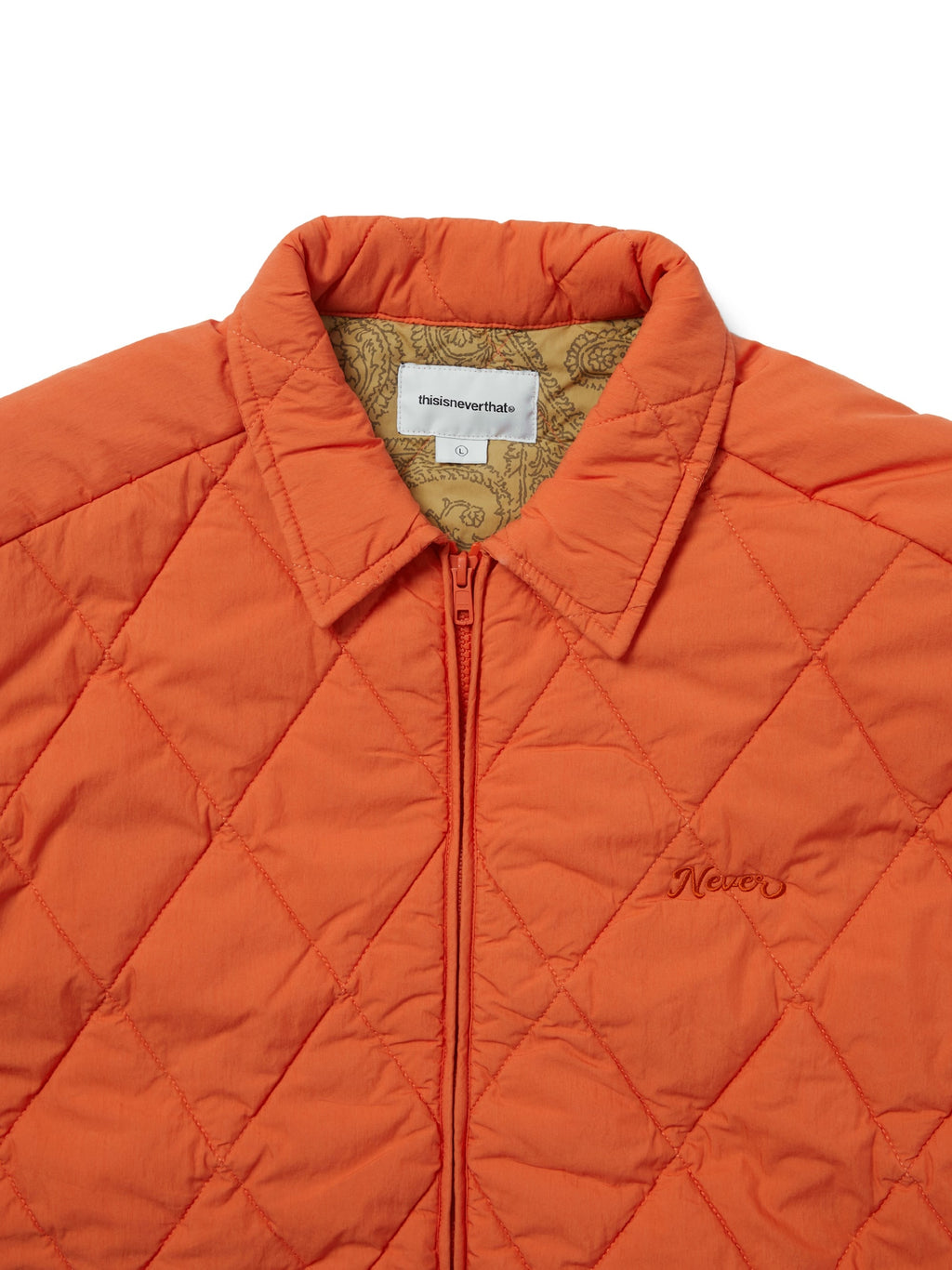 thisisneverthat - Quilted Jacket (Orange) product image 2 | TRAB K-Fashion Australia