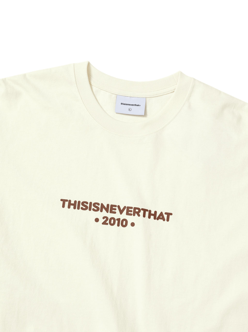 thisisneverthat - R-Logo L/S Tee (Natural) product image 2 | TRAB K-Fashion Australia