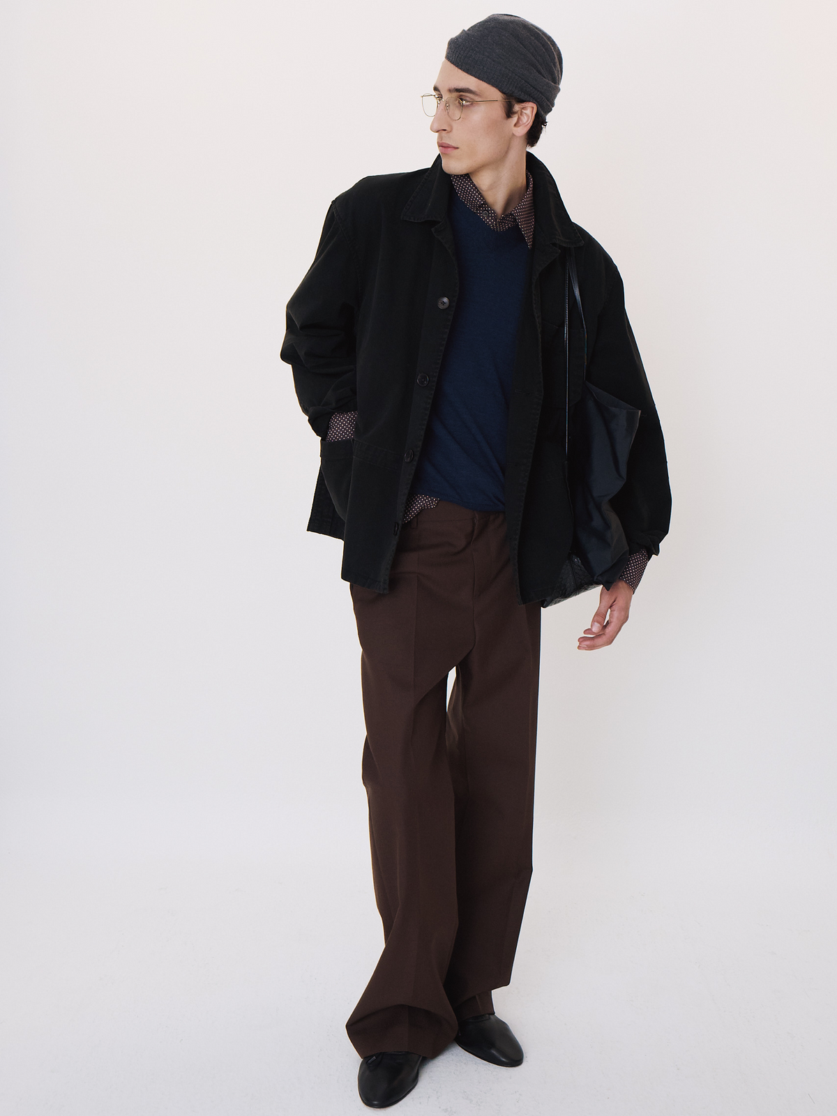 Recto - Garment Dyed Work Jacket (Black) product image 2 | TRAB K-Fashion Australia