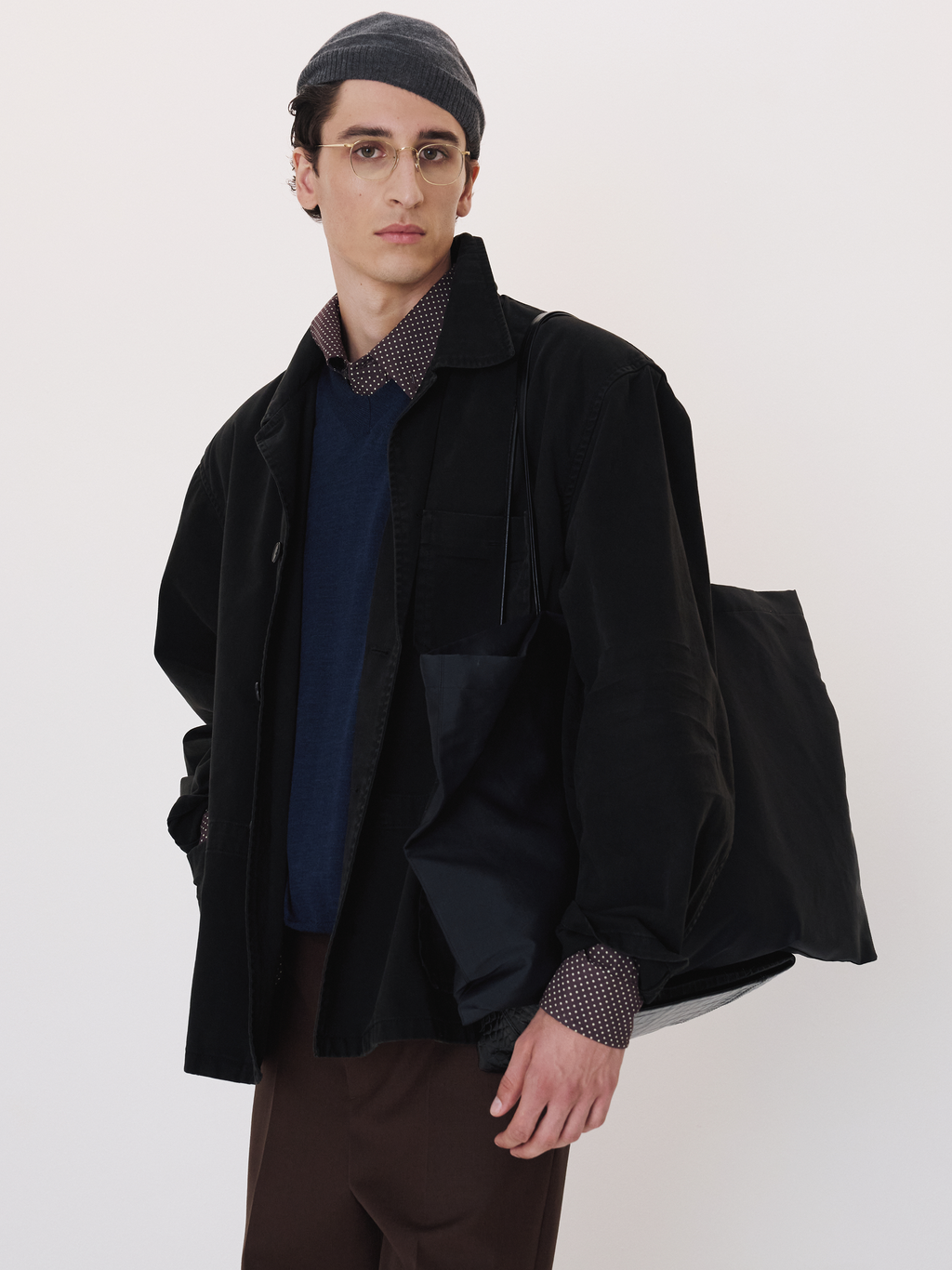 Recto - Garment Dyed Work Jacket (Black) product image 3 | TRAB K-Fashion Australia