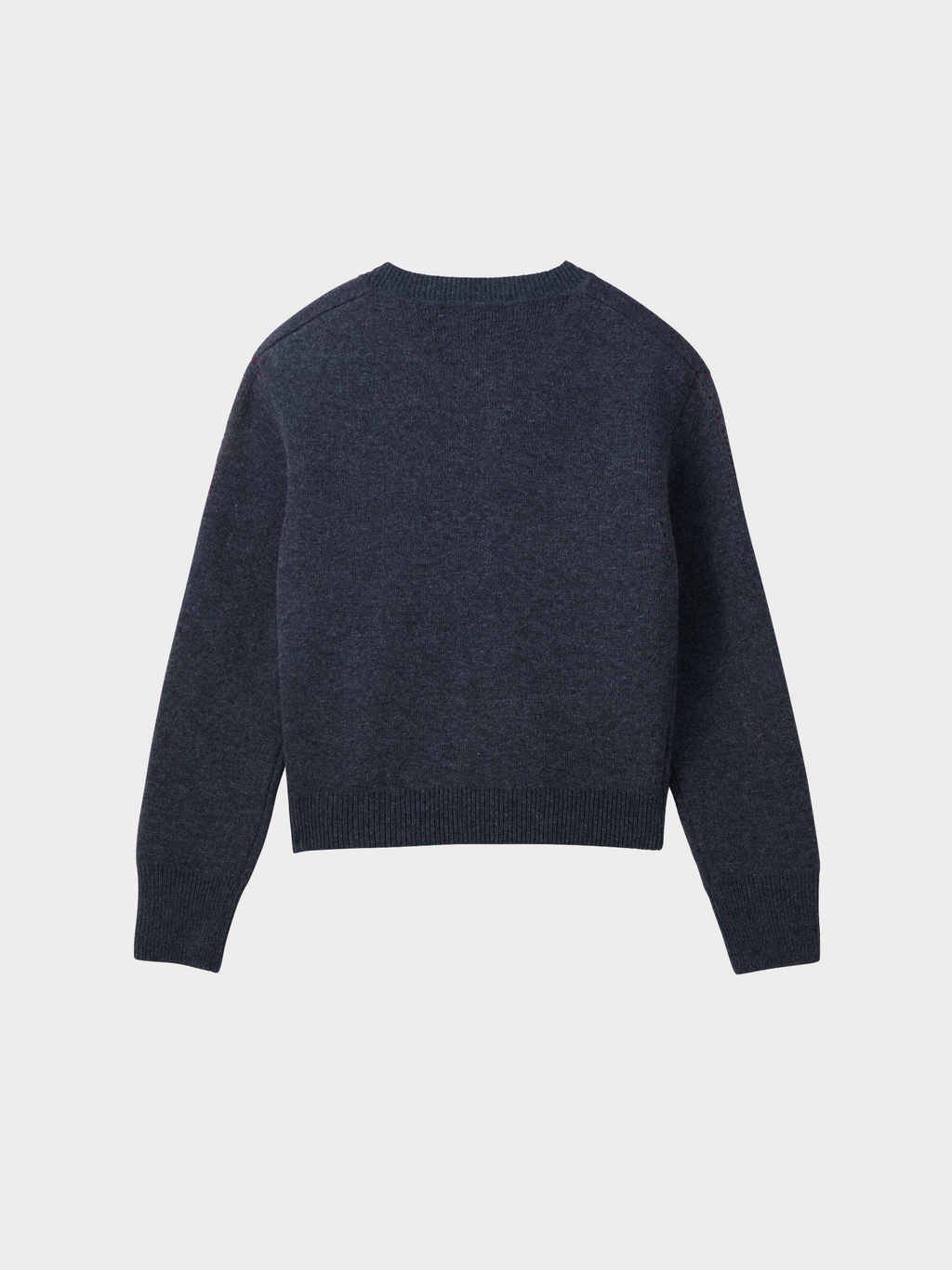Recto - Double Face Contrast Cardigan (Charcoal Grey) product image 6 | TRAB K-Fashion Australia