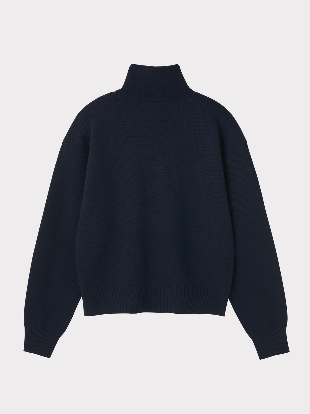 Recto - Half Zip Knit Jumper (Dark Navy) product image 6 | TRAB K-Fashion Australia