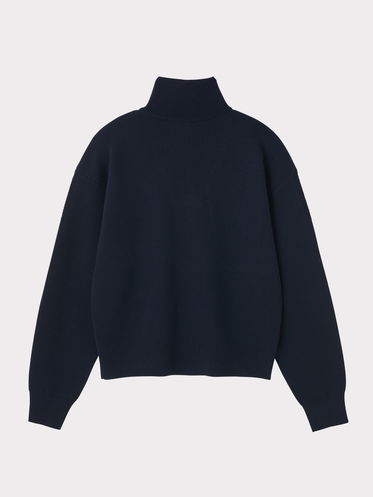 Recto - Half Zip Knit Jumper (Dark Navy) product image 6 | TRAB K-Fashion Australia