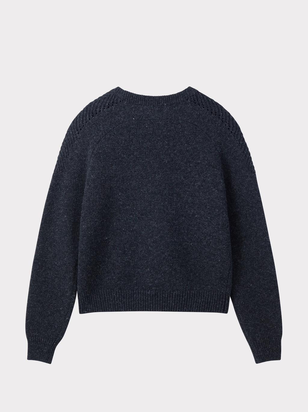 Recto - Shetland Wool Knit Top (Charcoal Grey) product image 5 | TRAB K-Fashion Australia