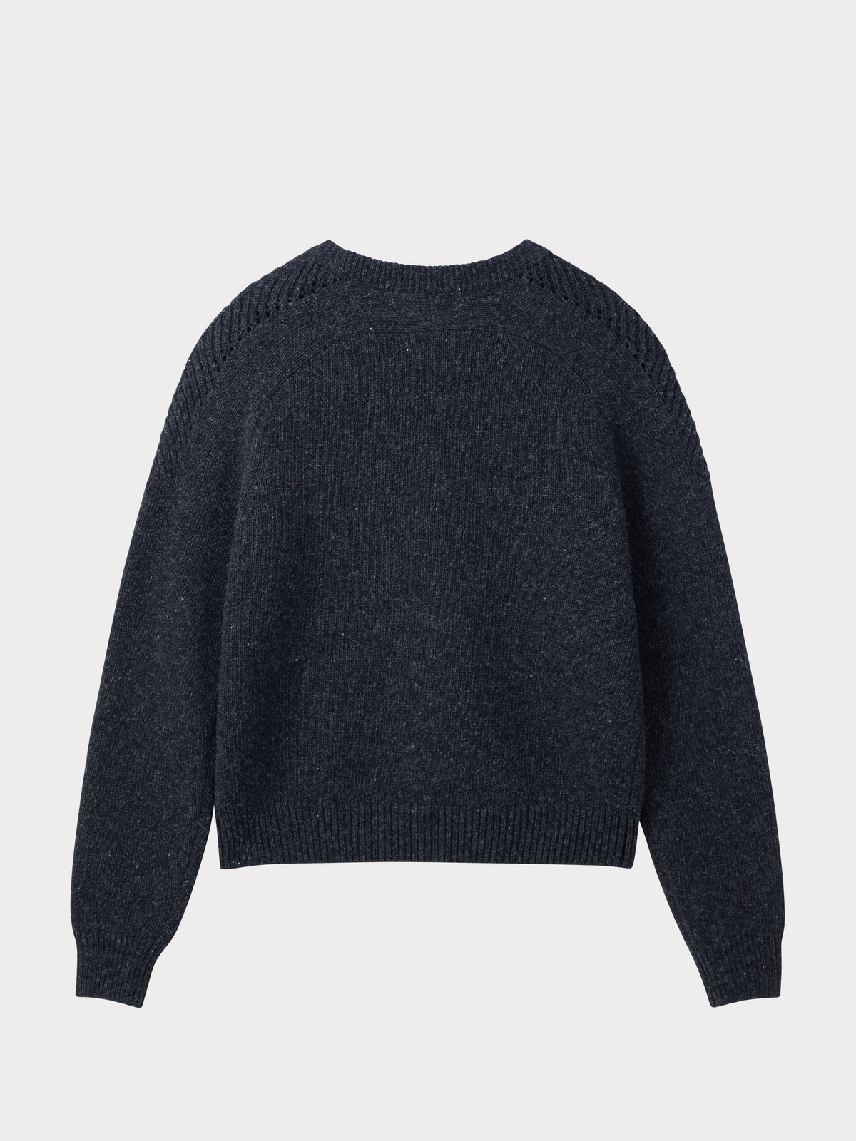 Recto - Shetland Wool Knit Top (Charcoal Grey) product image 5 | TRAB K-Fashion Australia