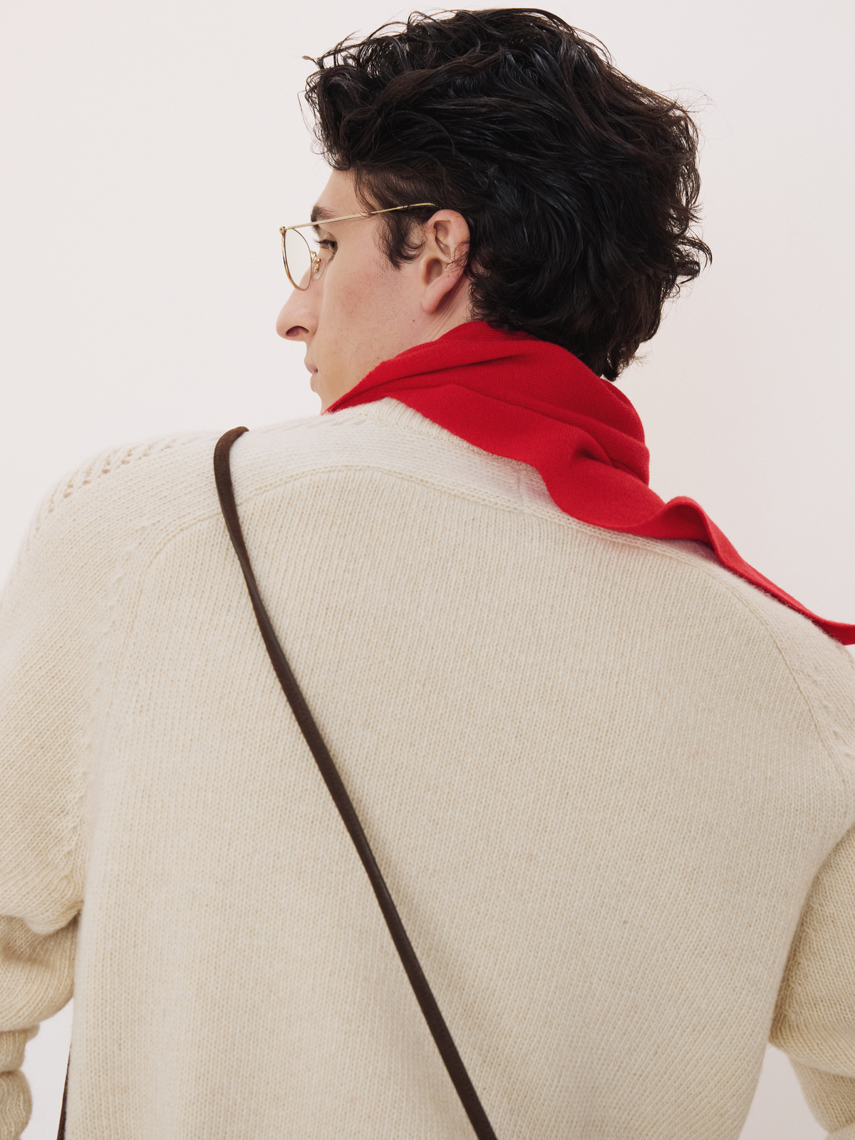 Recto - Shetland Wool Knit Top (Ivory) product image 3 | TRAB K-Fashion Australia
