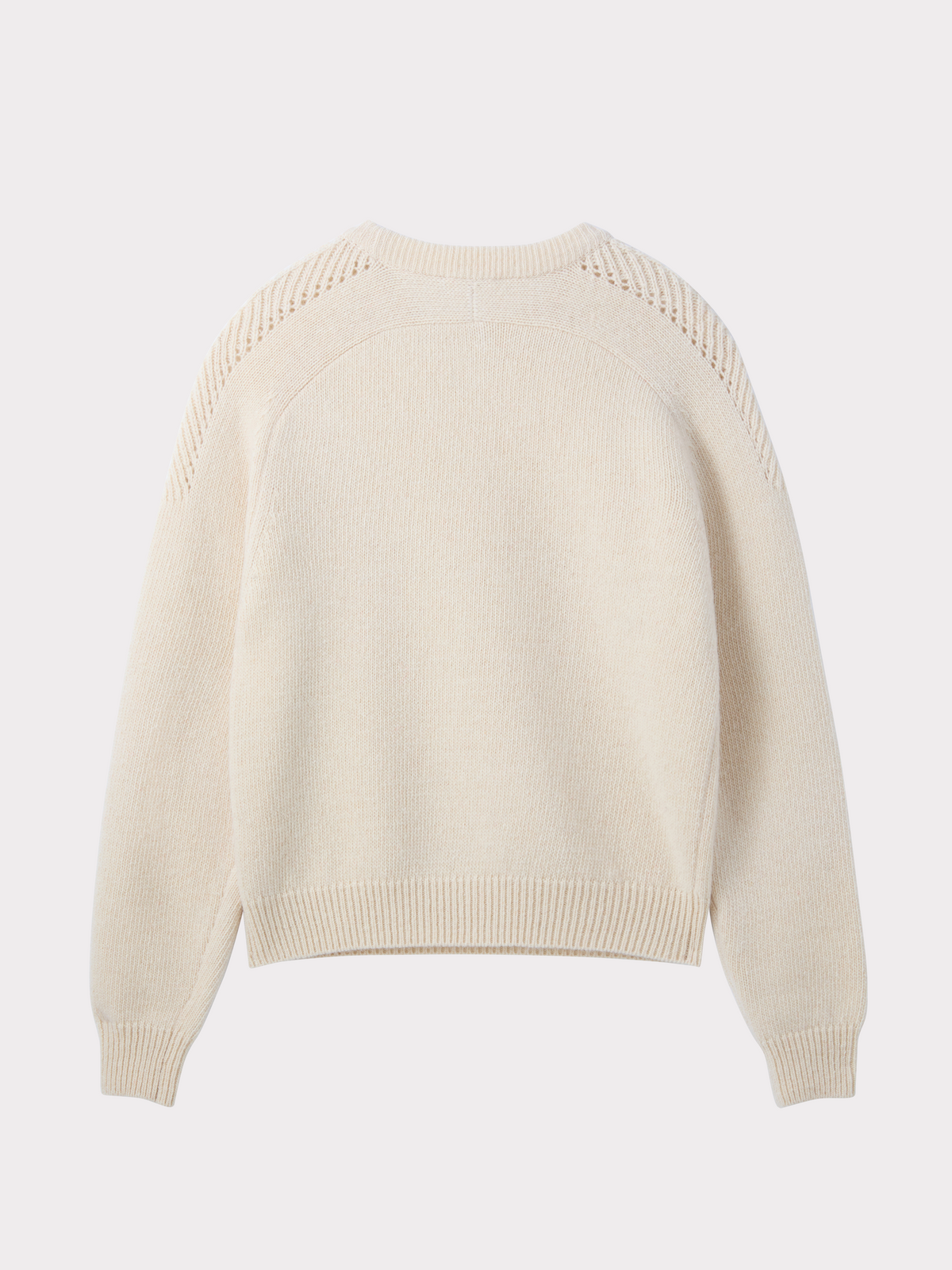 Recto - Shetland Wool Knit Top (Ivory) product image 5 | TRAB K-Fashion Australia