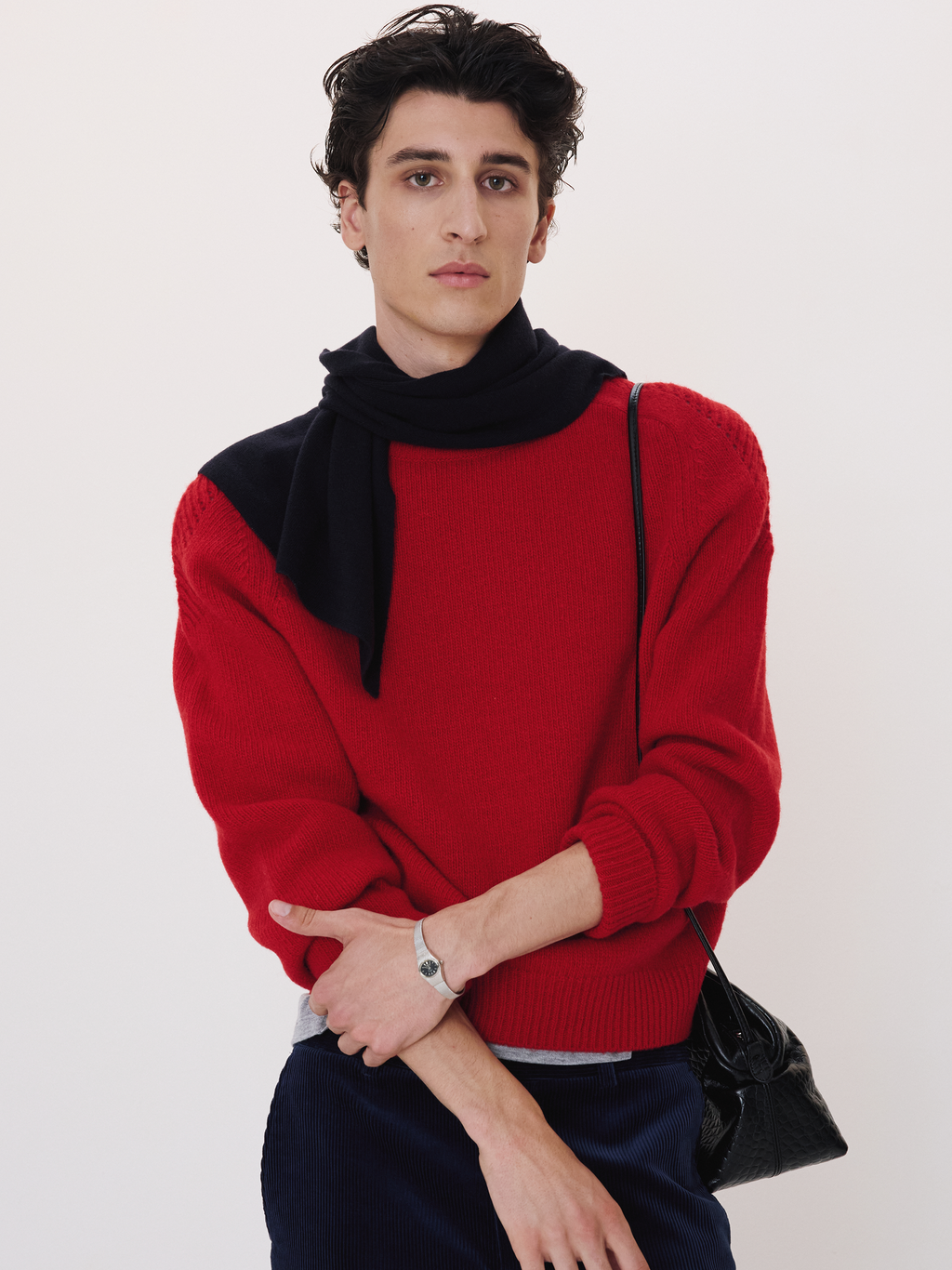 Recto - Shetland Wool Knit Top (Red) product image 1 | TRAB K-Fashion Australia