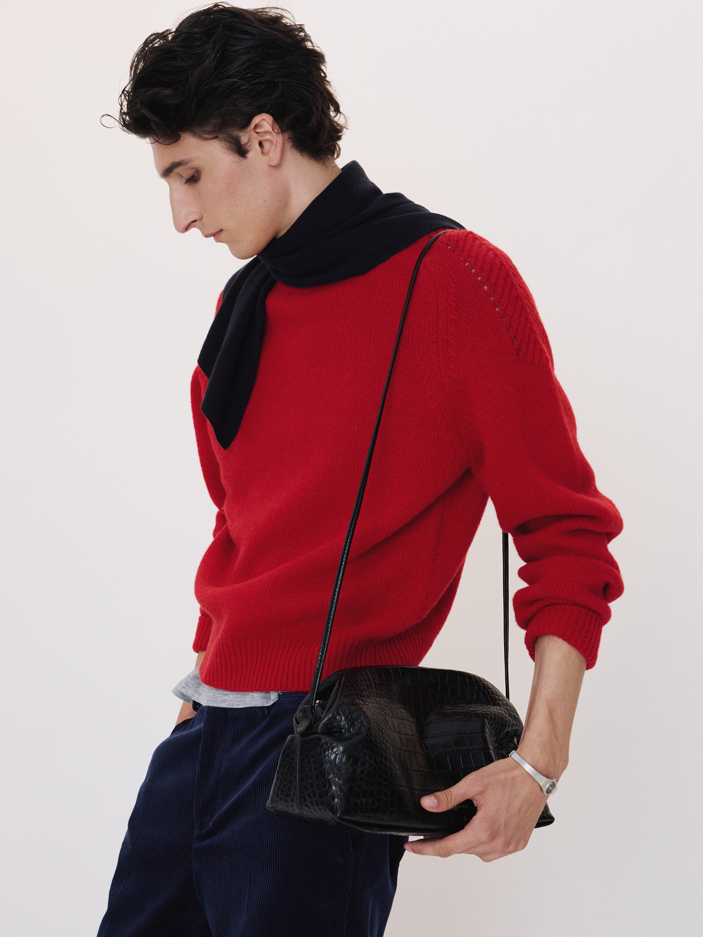 Recto - Shetland Wool Knit Top (Red) product image 3 | TRAB K-Fashion Australia