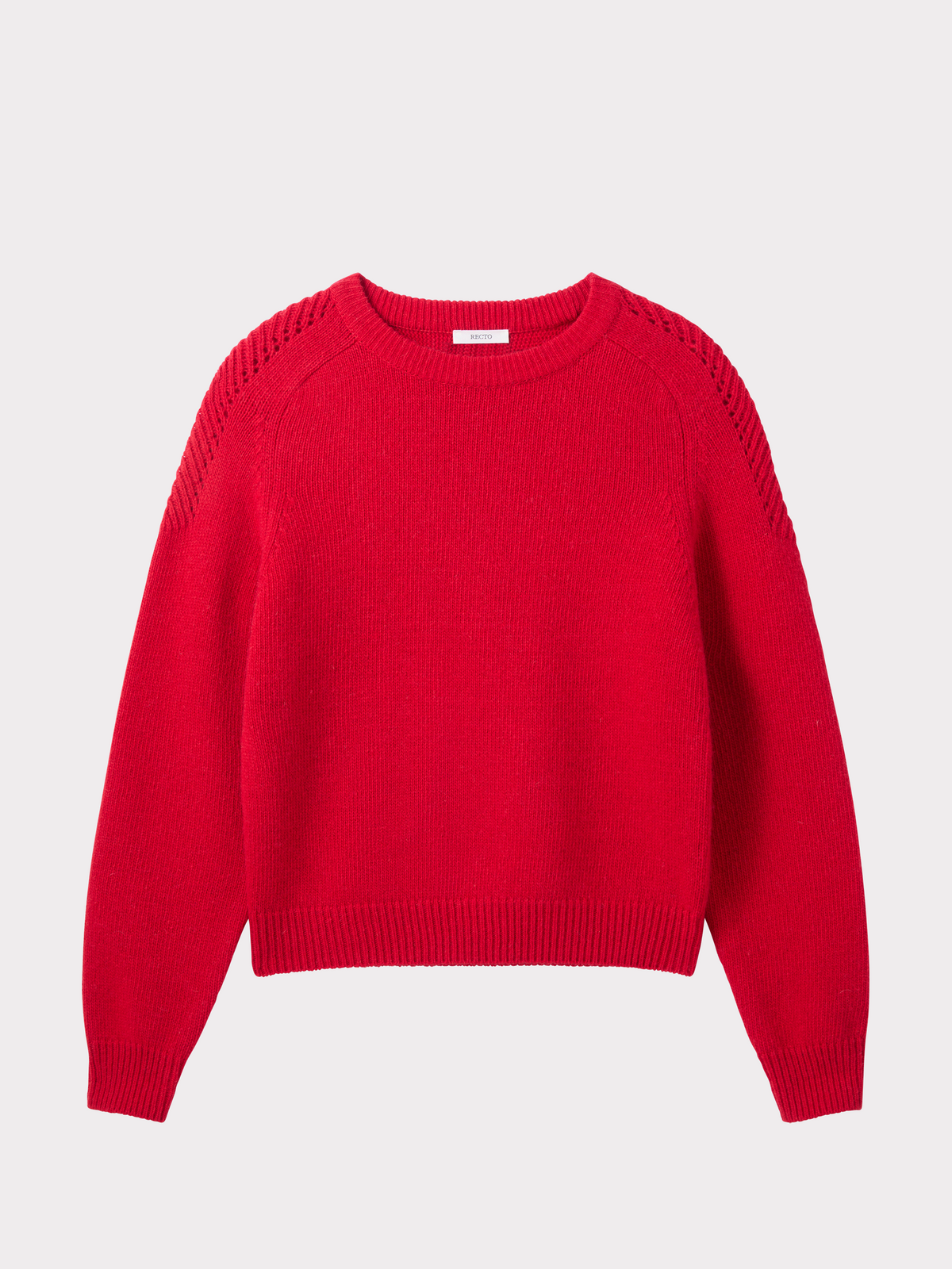 Recto - Shetland Wool Knit Top (Red) product image 4 | TRAB K-Fashion Australia