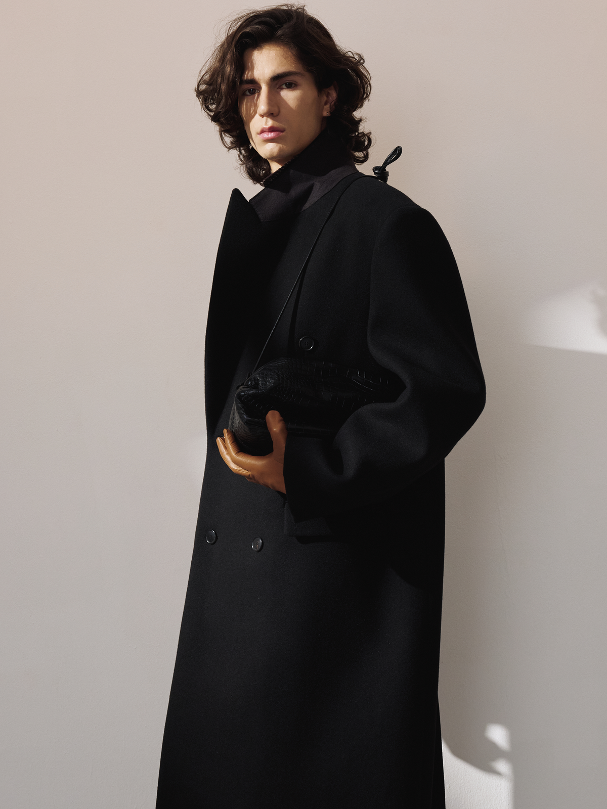 Recto - Classic Tailored Double Breasted Coat (Black) product image 4 | TRAB K-Fashion Australia