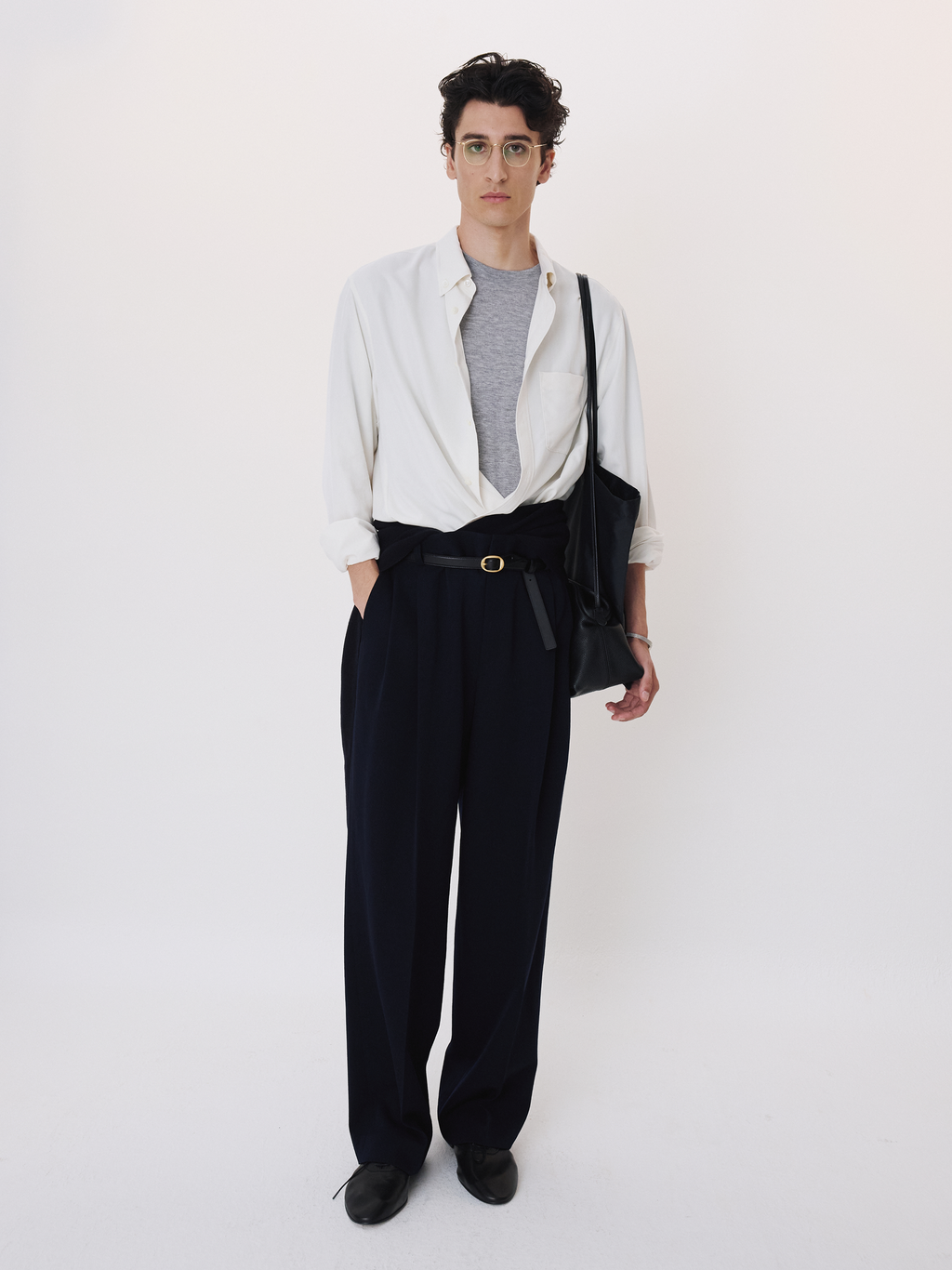 Recto - Classic Fluid Shirt (Bean Ivory) product image 2 | TRAB K-Fashion Australia